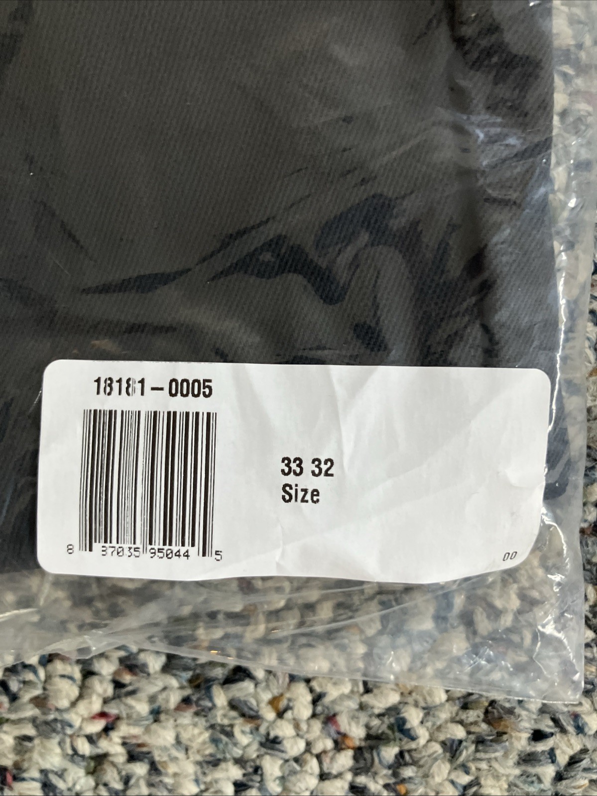 NWT Men’s Levis 541 Athletic Taper Taper Stretch Very Dark Gray Jeans 33”x32”