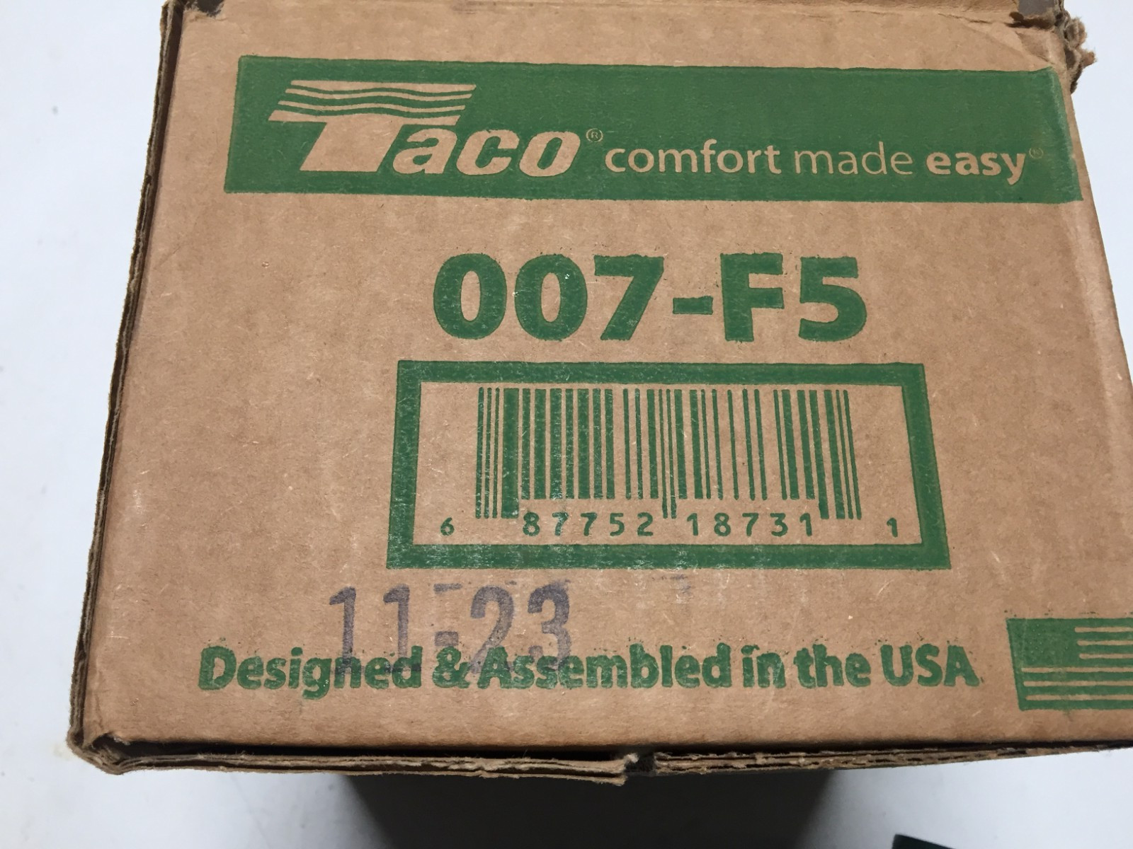 NEW OEM Taco 007-F5 Cast Iron Circulator, 1/25 HP (See Description)