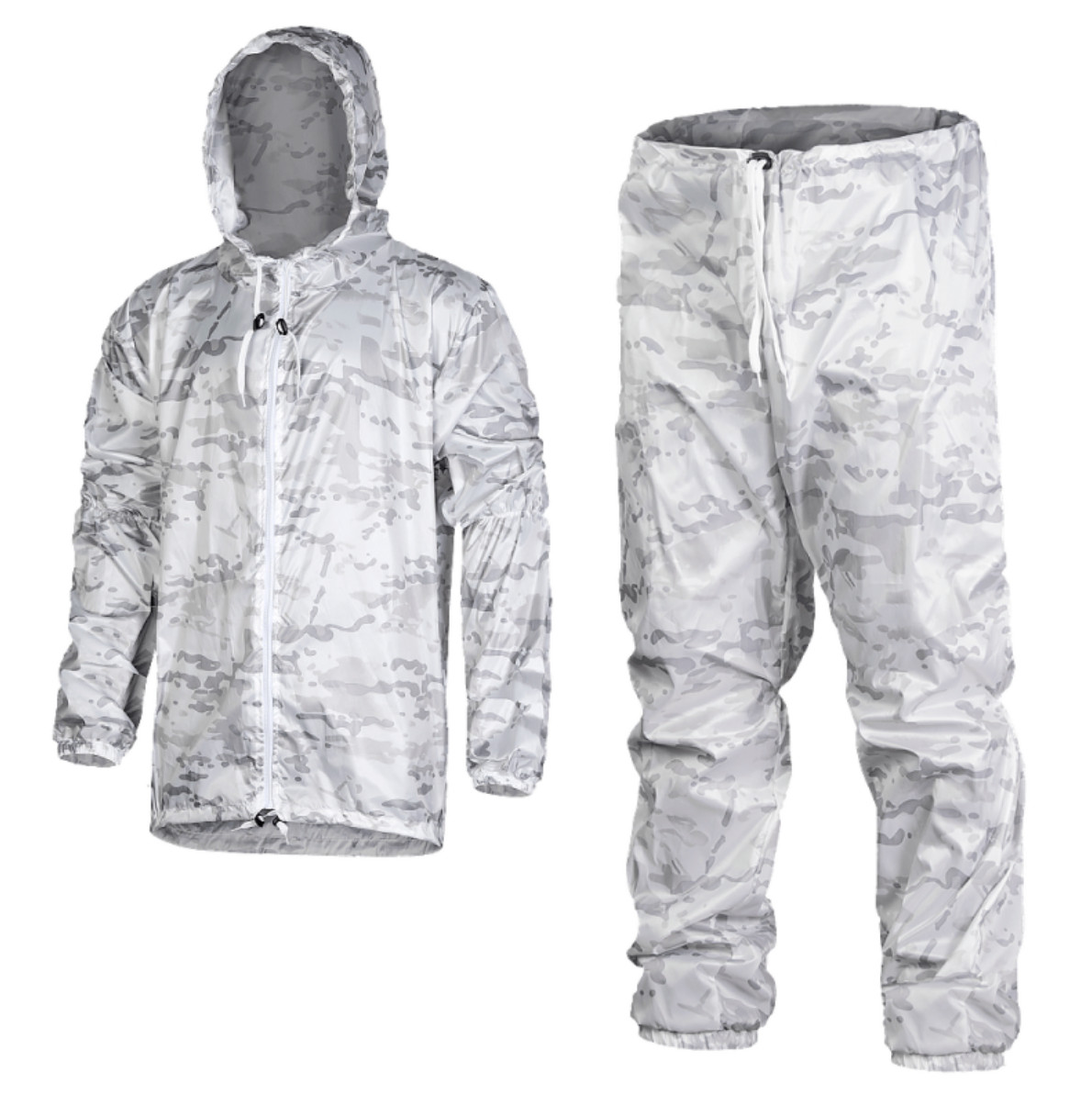Set Camouflage suit Alpine Multicam. Winter camouflage for hunting