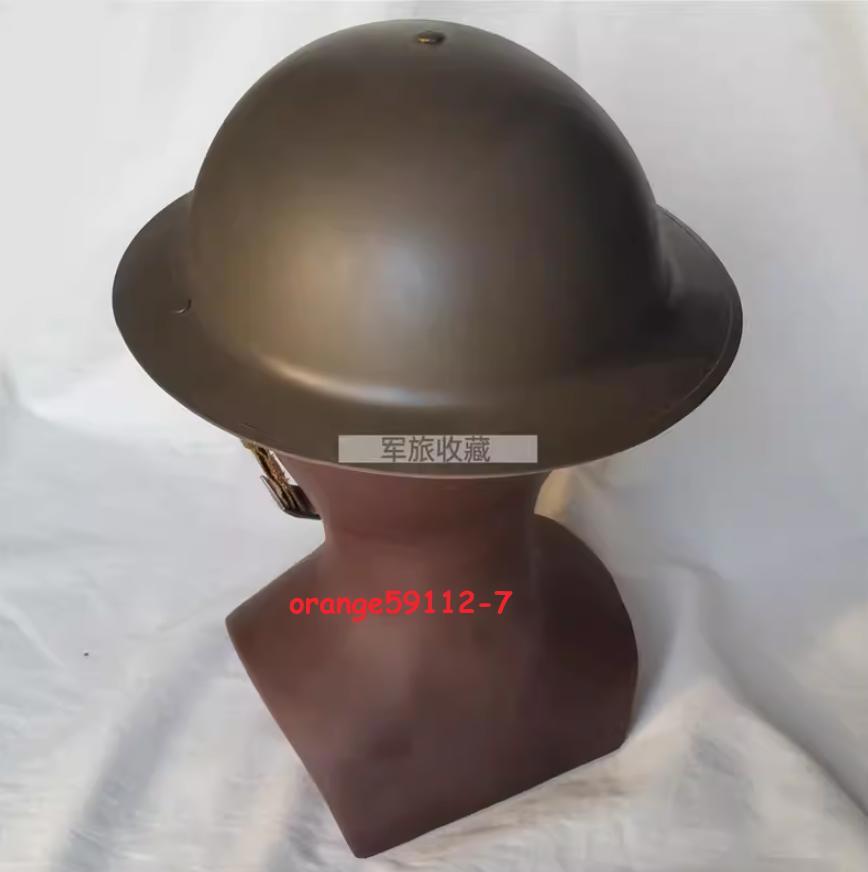 British Army BRODIE STEEL HELMET with Liner - Tommy Doughboy WW2 Repro