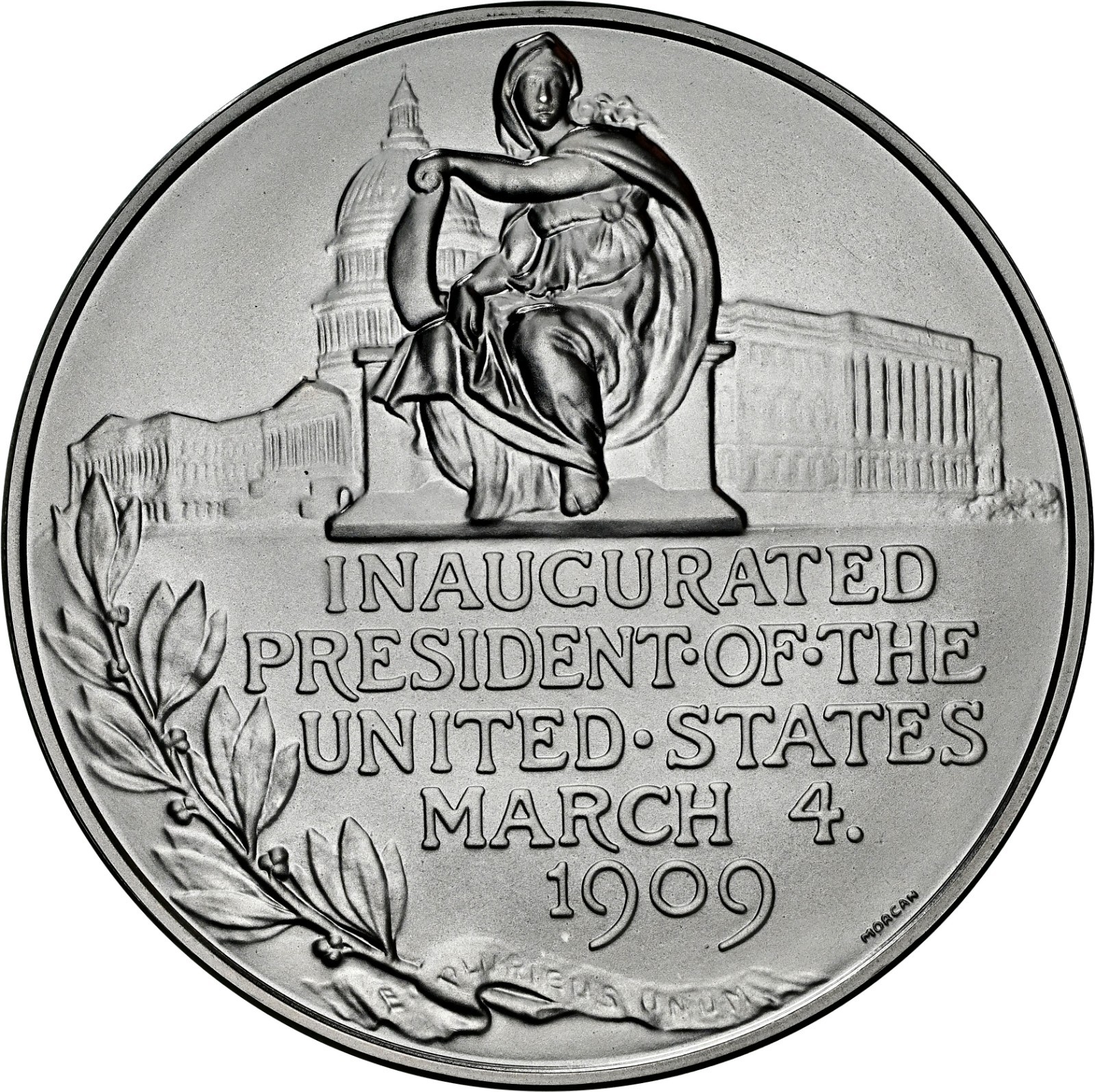 2025 (P) William H Taft Presidential Silver Medal NGC MS 69 +Mint Box&COA & RARE