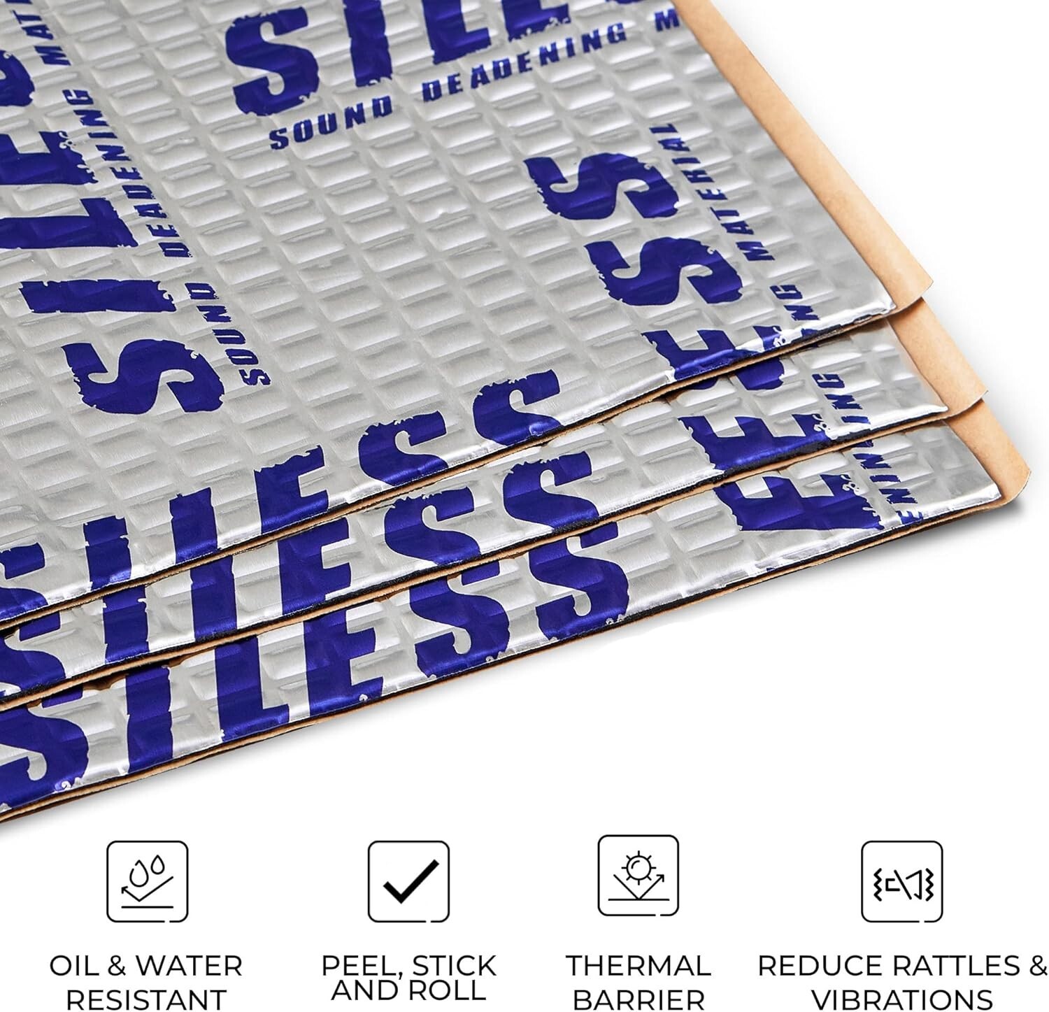 52 SqFt Car Sound Deadener Mat Proofing Thick Noise Insulation Material Dynamat