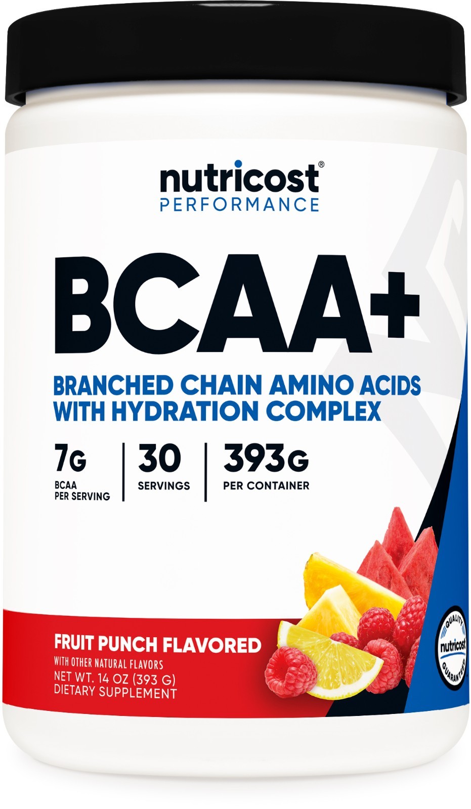 Nutricost BCAA+ Hydration Powder (Fruit Punch) 30 Servings