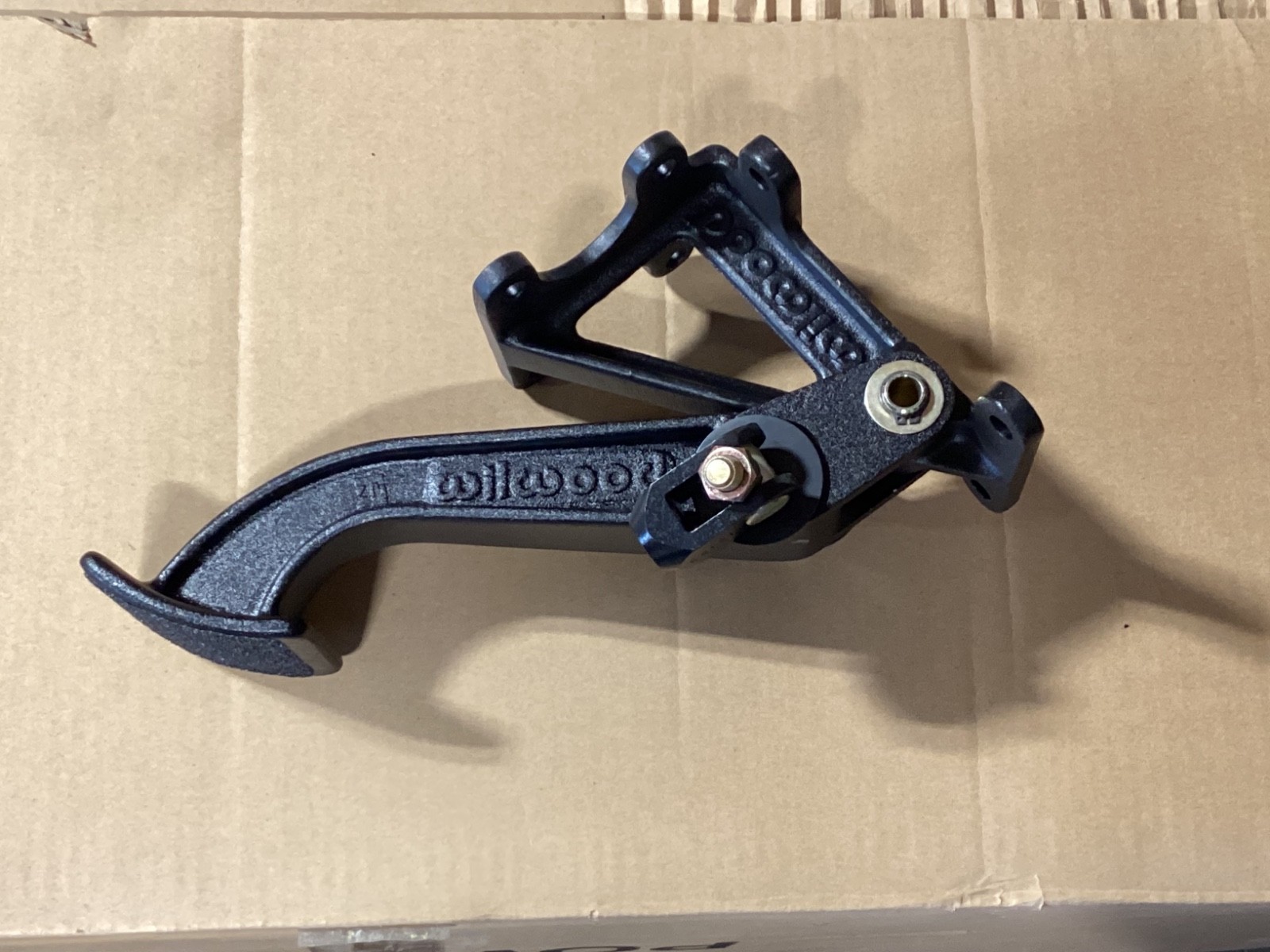 Wilwood Floor Mount Brake Pedal, Balance Bar Pedal Assembly, Aluminum Dual 6:1