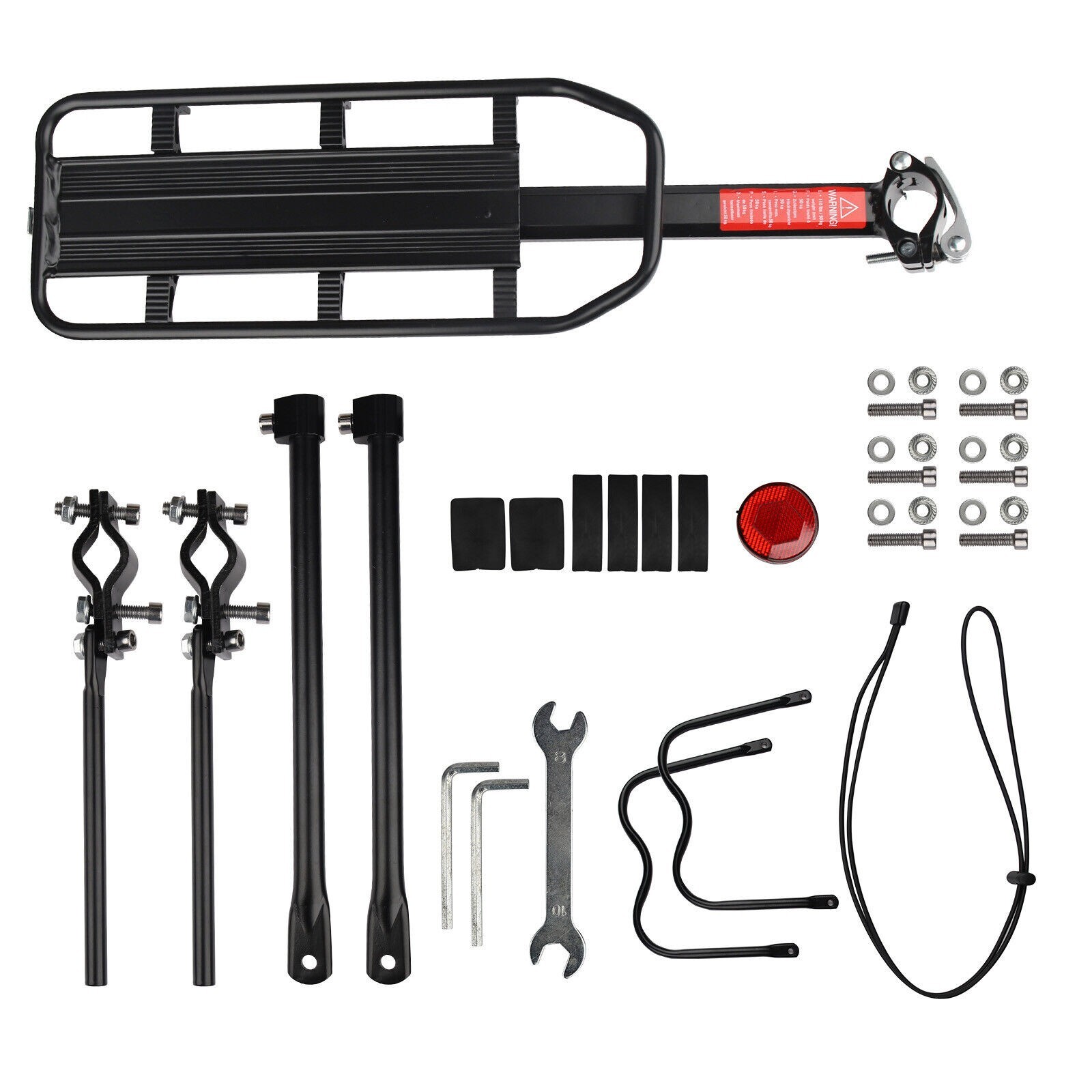 Bike Rear Carrier Rack Mountain Road Bicycle Bracket Cycle Luggage Cargo Holder