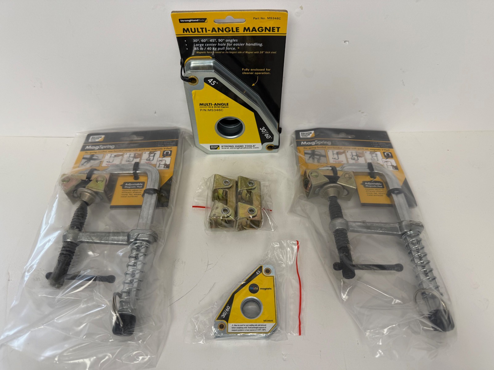 STRONG HAND TOOLS BUILDPRO TSK 104 TSK104 6 PIECE NOMAD WELDING CLAMP KIT NEW