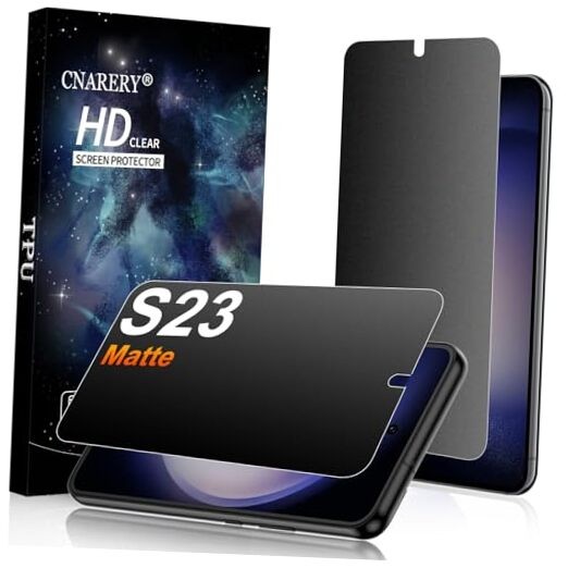 2 Pack for Samsung Galaxy S23 Matte Privacy Screen Protector Sansung Galaxy S23