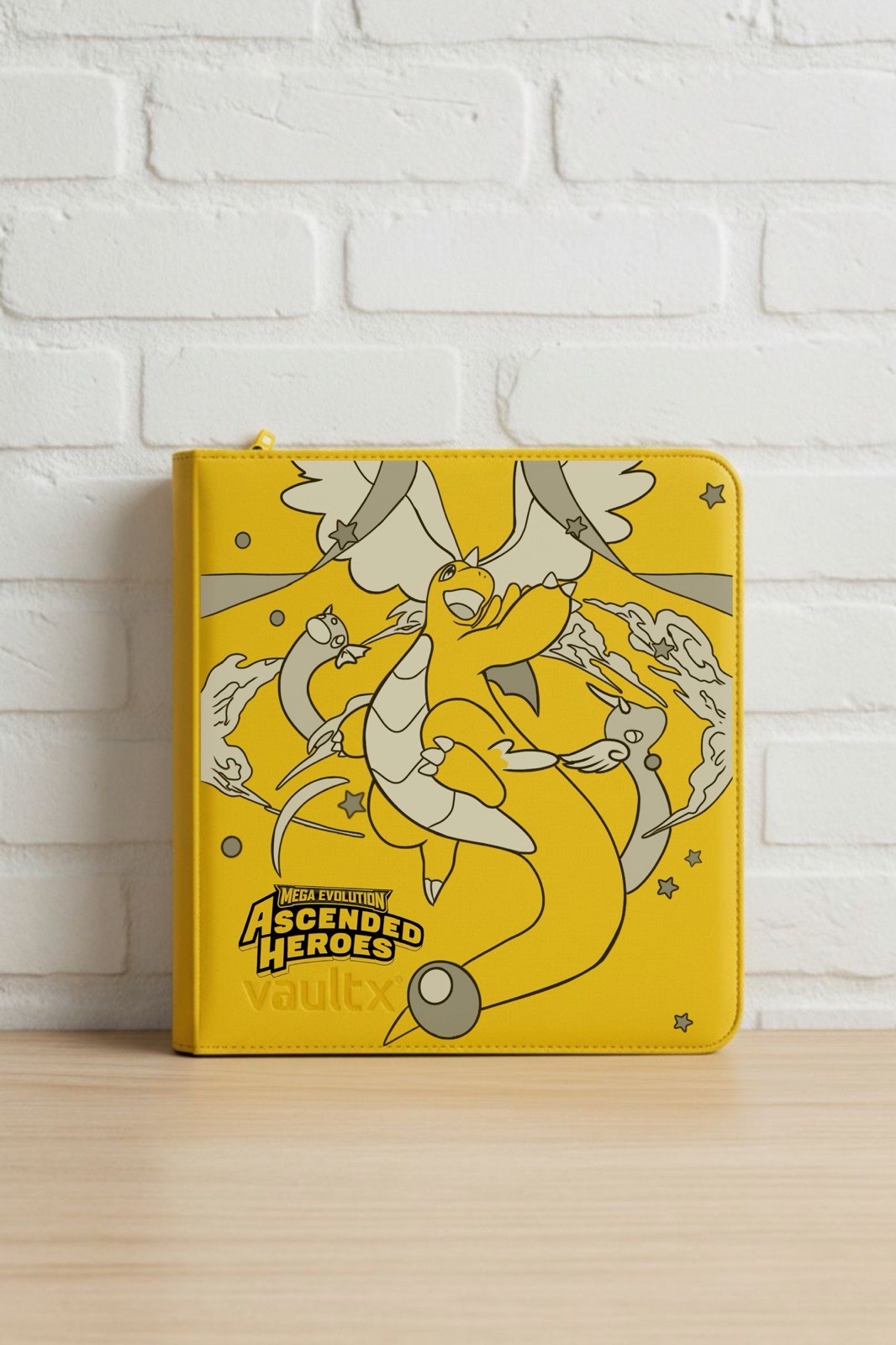 Vault X Yellow 12-Pocket Xl Ascended Heroes Master Set Binder(made To Order)
