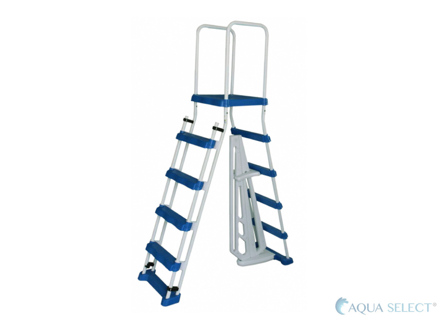 Aqua Select A-Frame Ladder w/ Removable Steps for Swimming Pools (Various Size)