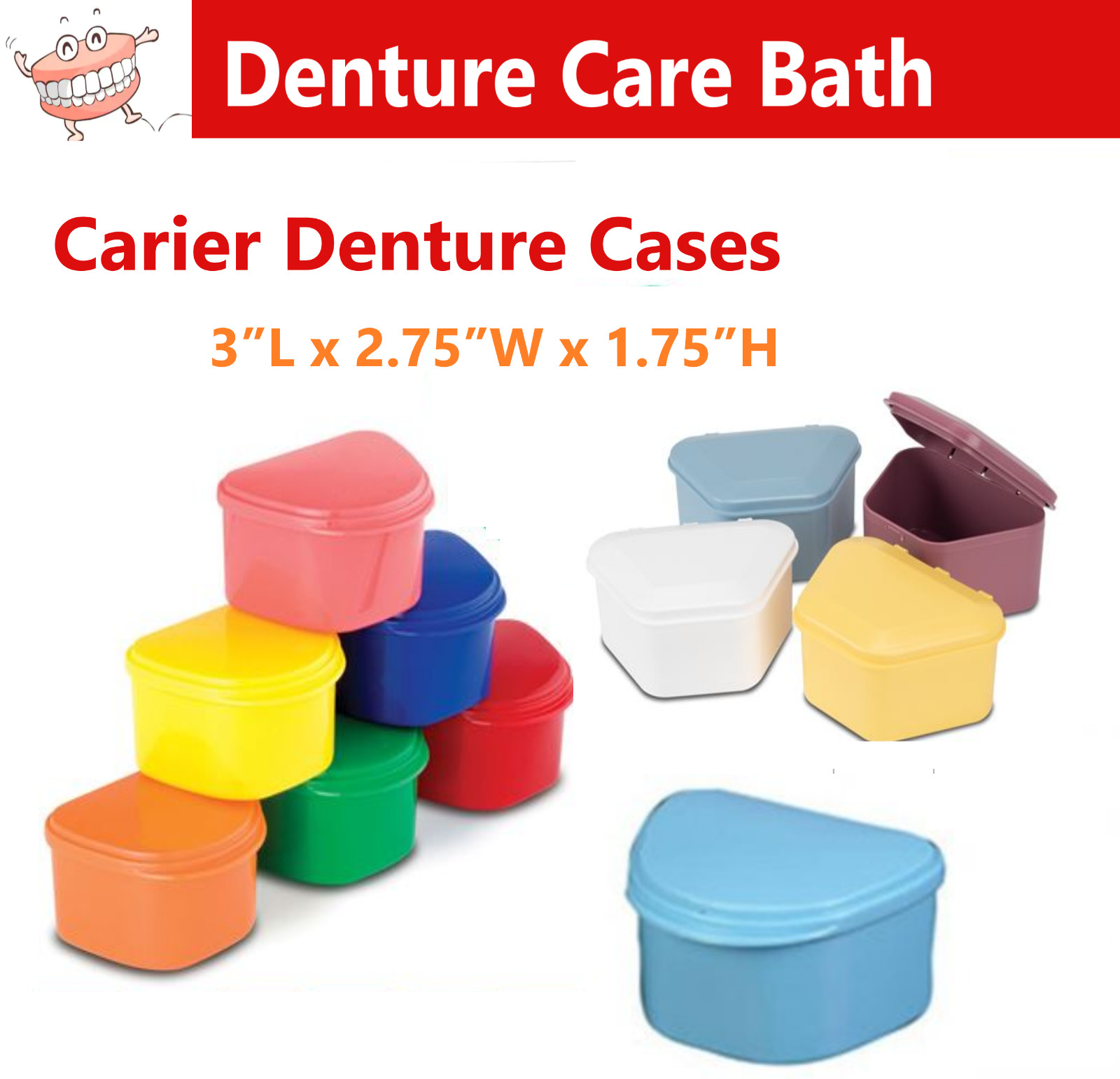 Dental Denture Box Storage Case - 3' Deep Ortho Deep Retainer Box Upto 400/Cs