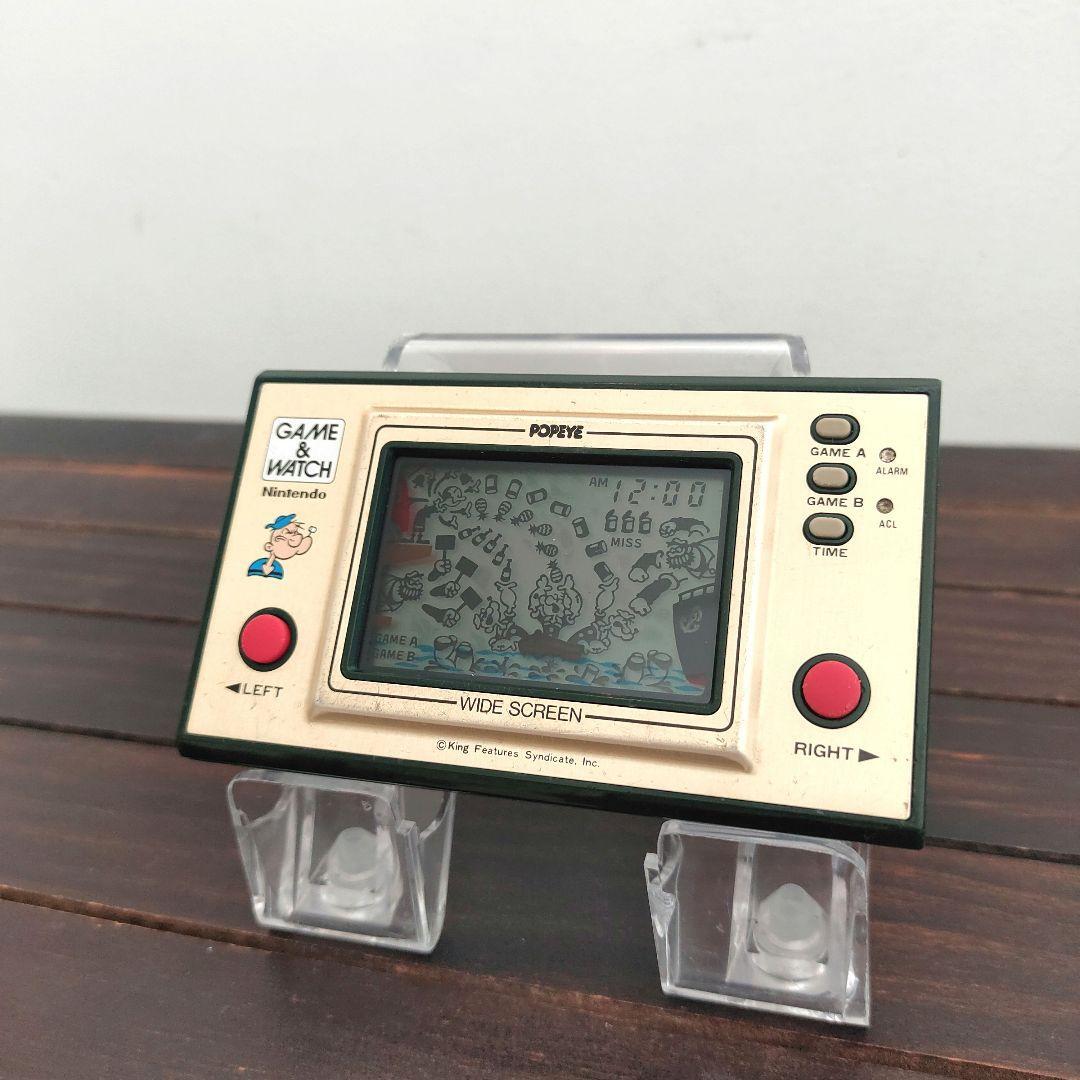 NINTENDO GAME AND & WATCH Popeye Wide Screen 1981 tested very good free shipping