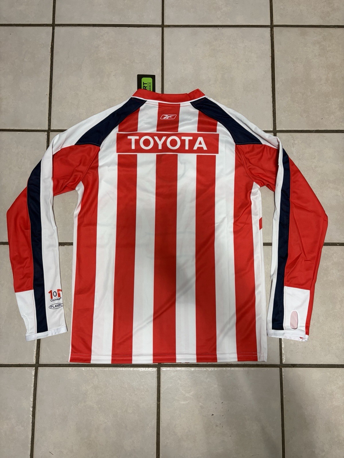 Chivas Del Guadalajara Retro 2006-07 Red Home Long Sleeve Jersey (Sz XL)