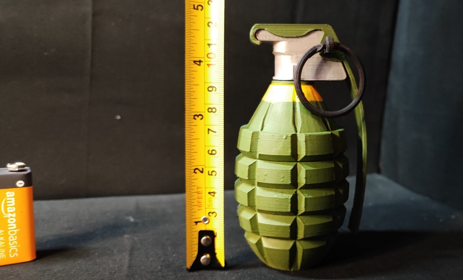 Inert WWII MK2 Pineapple Grenade Replica 1:1 Prop Training cosplay