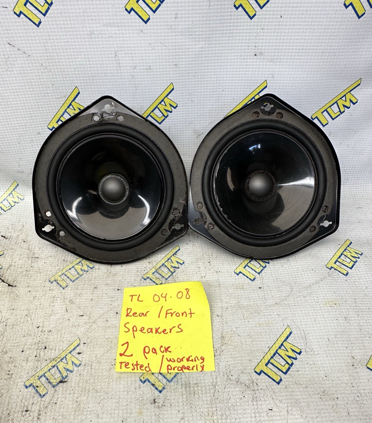 04-08 Acura TL Door Speaker Audio RIGHT or LEFT Set 2004 2005 2006 2007 2008 OEM
