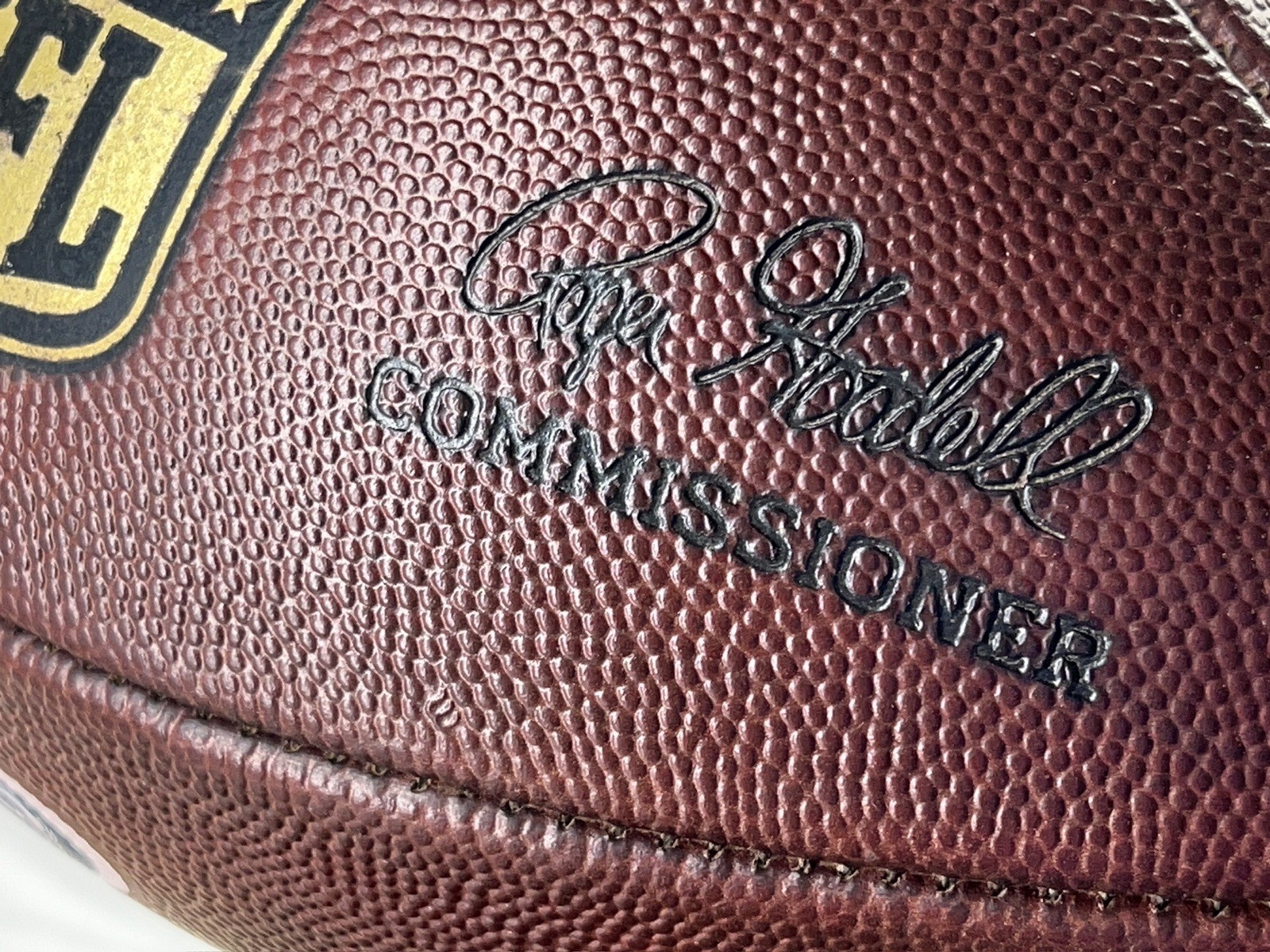 RAMS LOGO - NFL "The Duke" Wilson Football - Game Ball - Prepped & Conditioned