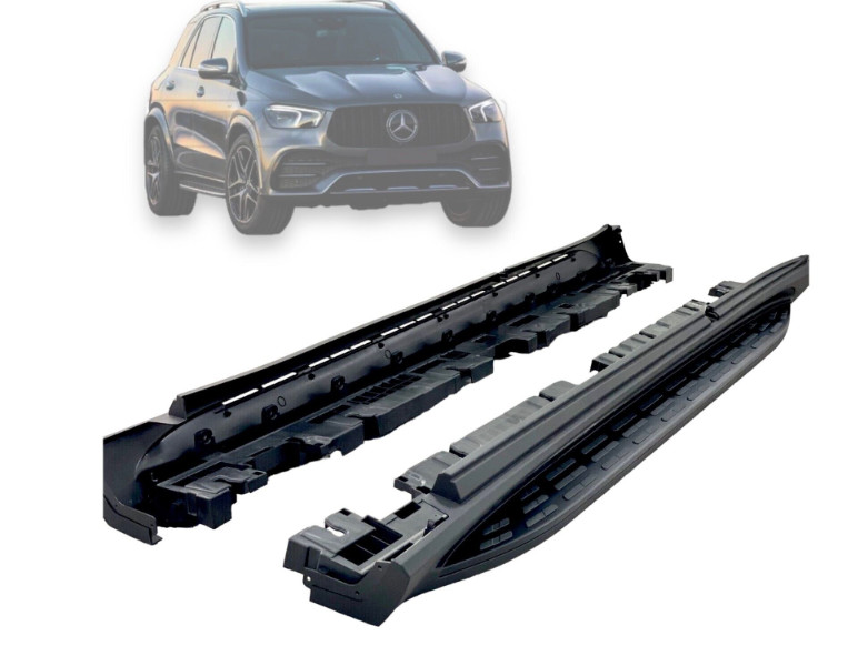 For Mercedes Benz GLE Black Side Steps Running Boards 5 Door W167 2019 On V167