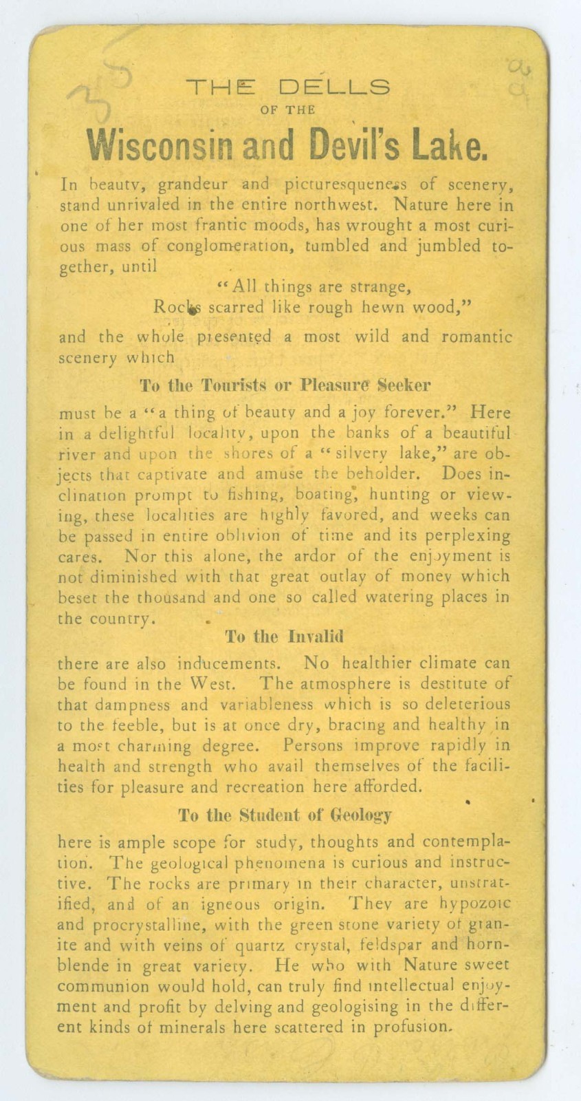 G2161~ WISCONSIN DELLS – Steamboat Rock Tinted 1870s Stereoview-Bennett
