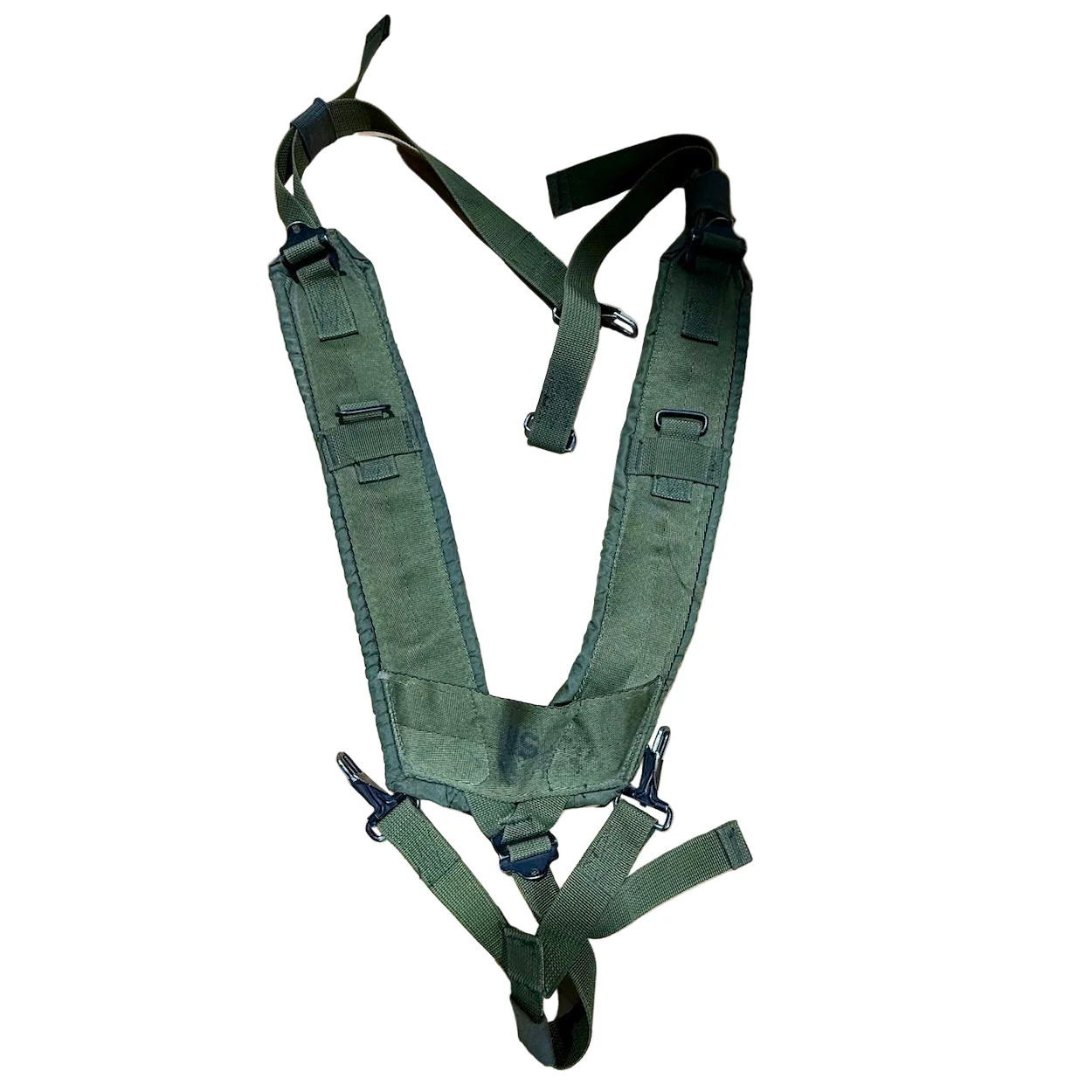 US Military Tactical Pistol Belt with Y-Suspenders Quick Release Large (32-48")