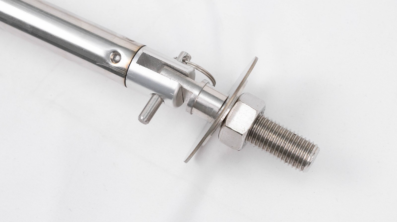 Water Ski Pylon for Outboard Boat Stainless Steel Adjustable Pole Height 33"-57"