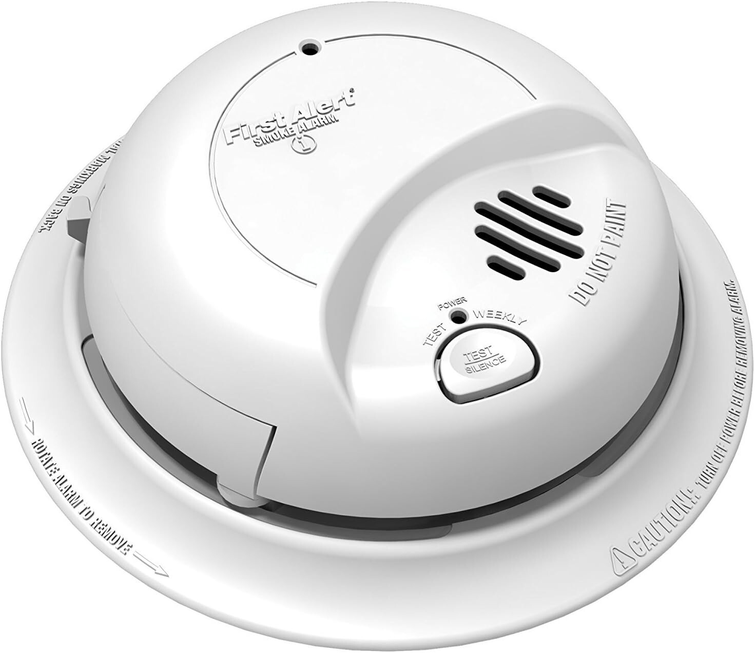 BRK First Alert SMI100-AC Smoke Detector, Hardwired Alarm with Battery Backup
