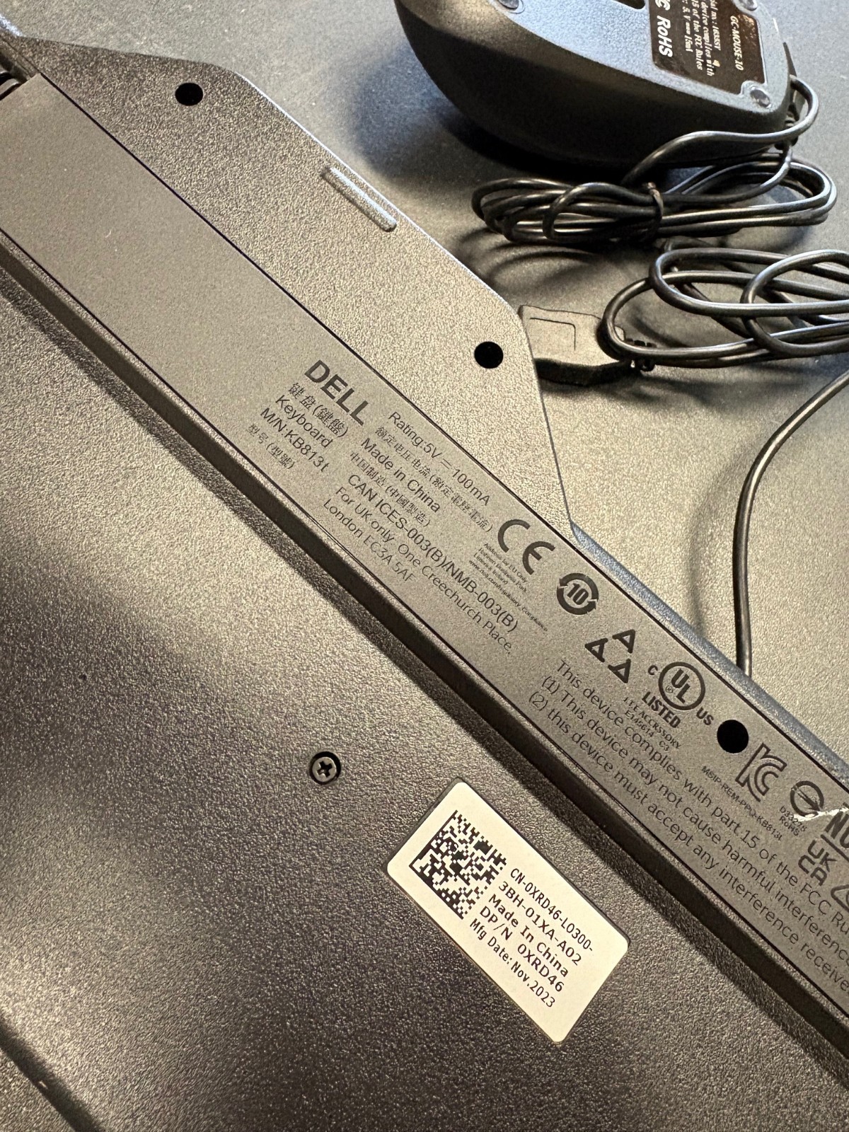 New Dell Wired USB Keyboard and Mouse / Enovate iT