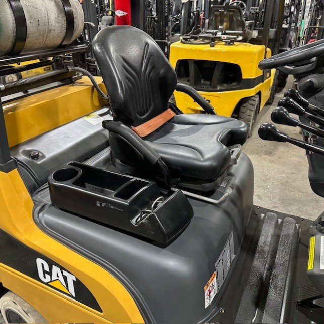 2021 Cat 2C6500 6500lbs Used Forklift Triple Mast Sideshift LP Gas 9066 Hours