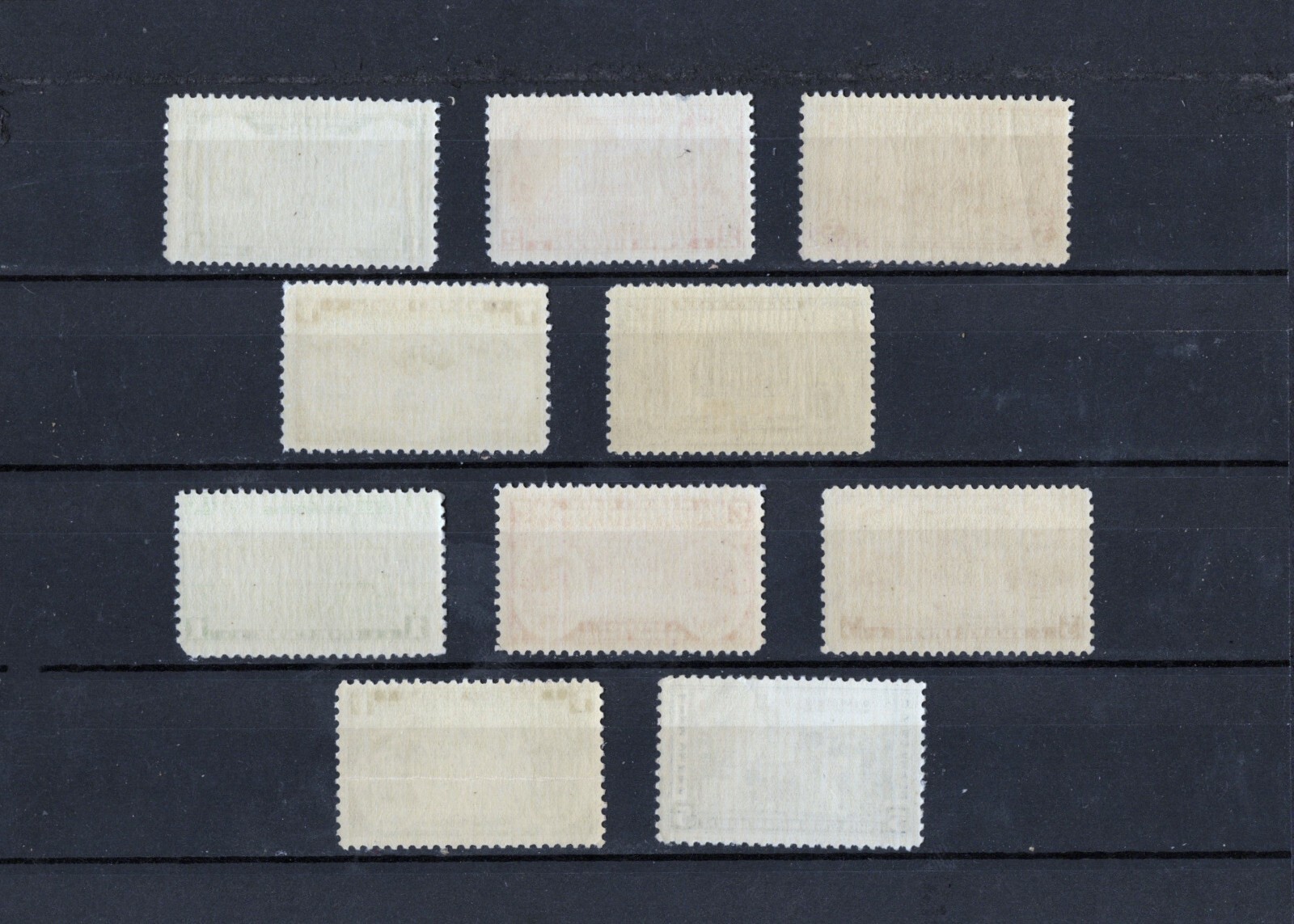 1936 Army-Navy Full Set SC #785-794 MNH – 10 Mint U.S. Commemoratives