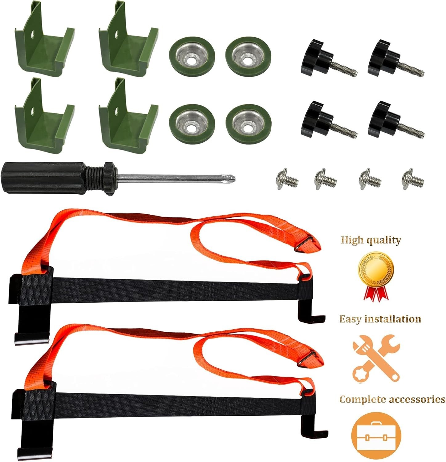 2800 lb ,43'' Watercraft Sling with Heavy duty powder-coated Steel Bracket,Po...