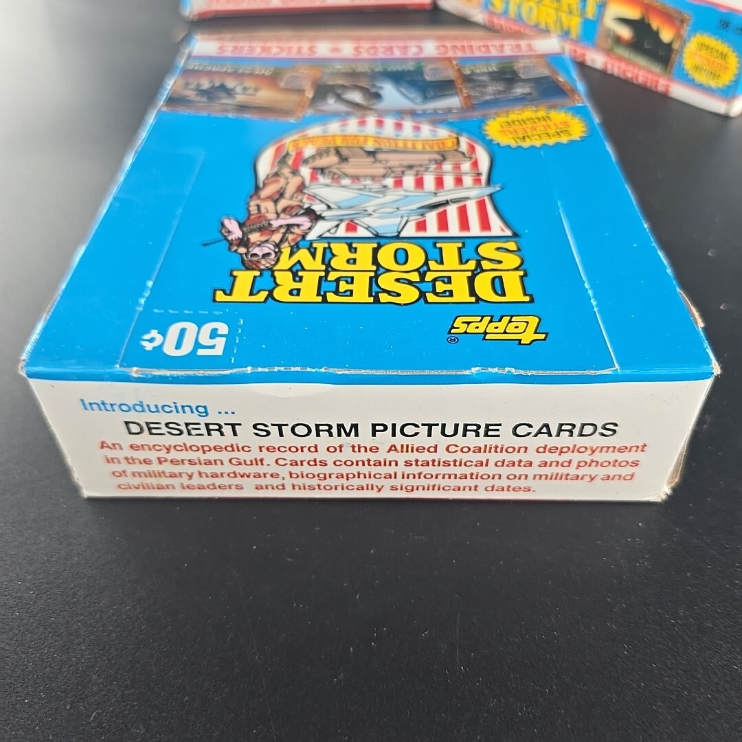 1991 Desert Storm Wax Box Trading Cards, Topps 36 Packs New , NICE