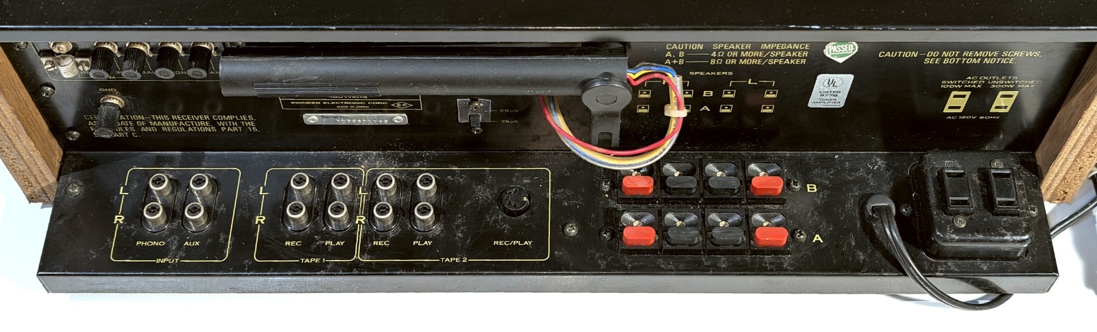 🔥【PRO SERVICED】Pioneer SX-750 Stereo 100W Receiver!~XSTR/CAP/LED MODS💥GUARANTY