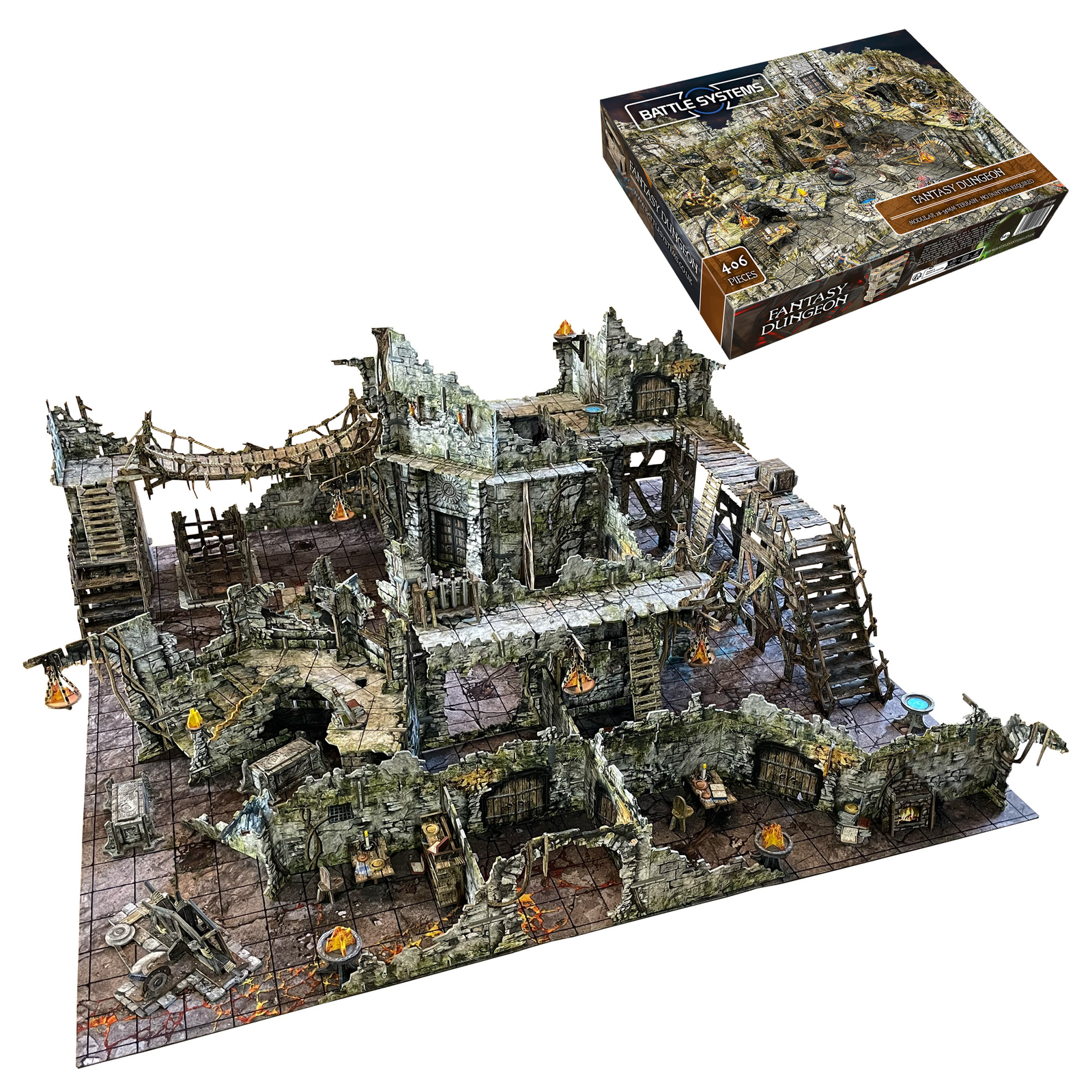 Battle Systems Fantasy Dungeon Terrain Core Set Scenery