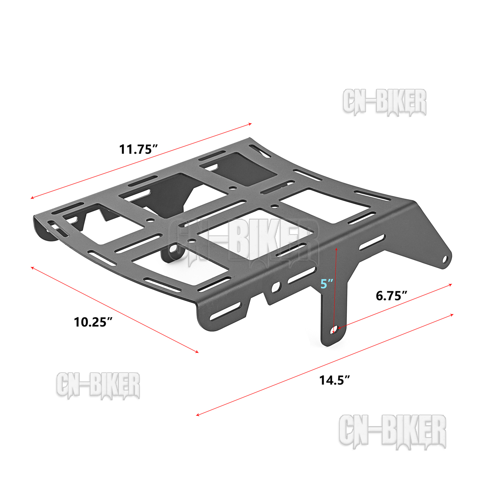 Heavy Duty Rear Luggage Cargo Rack Holder For Suzuki DR650S DR650SE 1990-2023