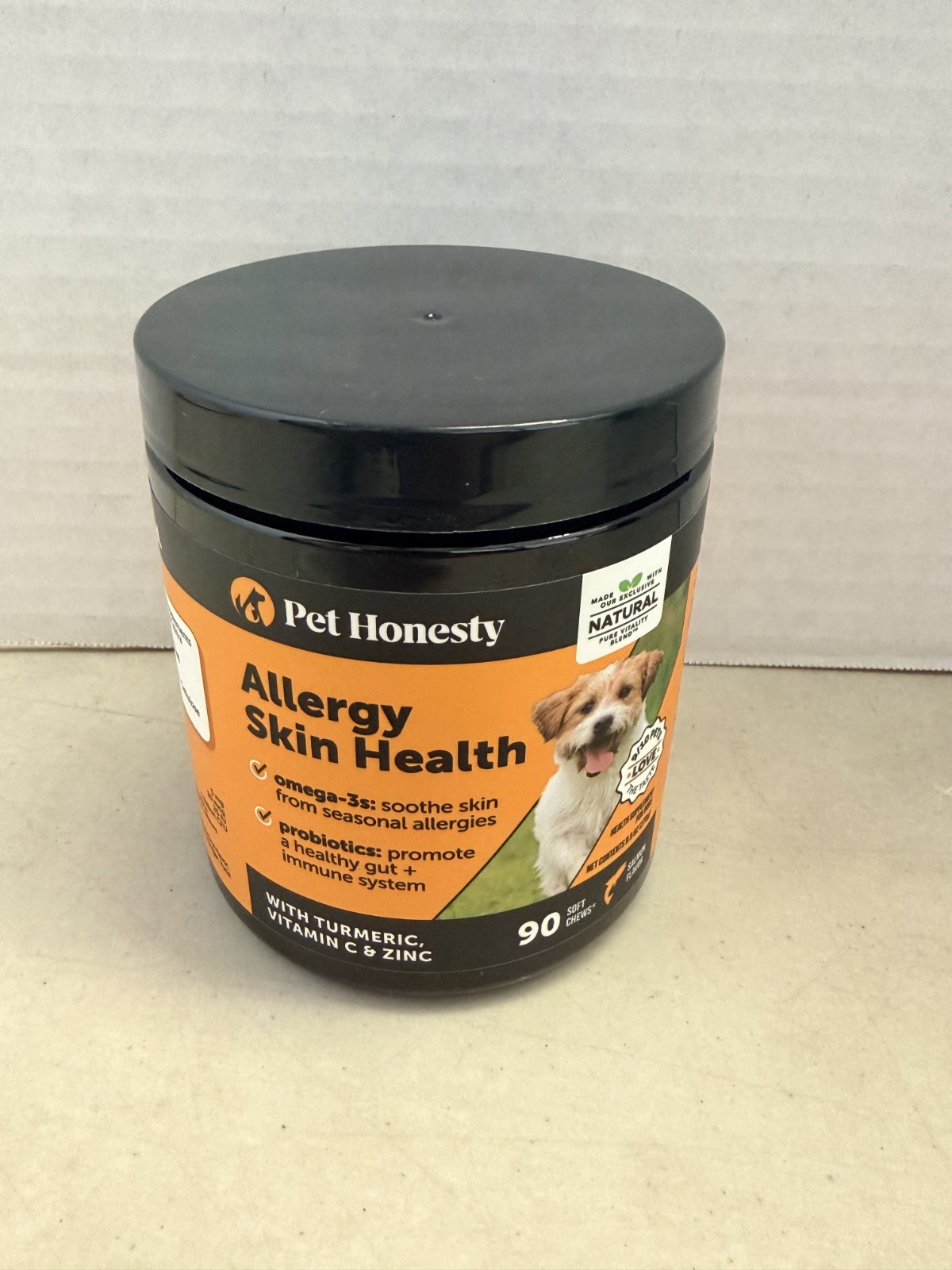 Pet honesty Allergy Skin health OMEGAS, PROBIOTICS for Dogs EX9/2026 ~