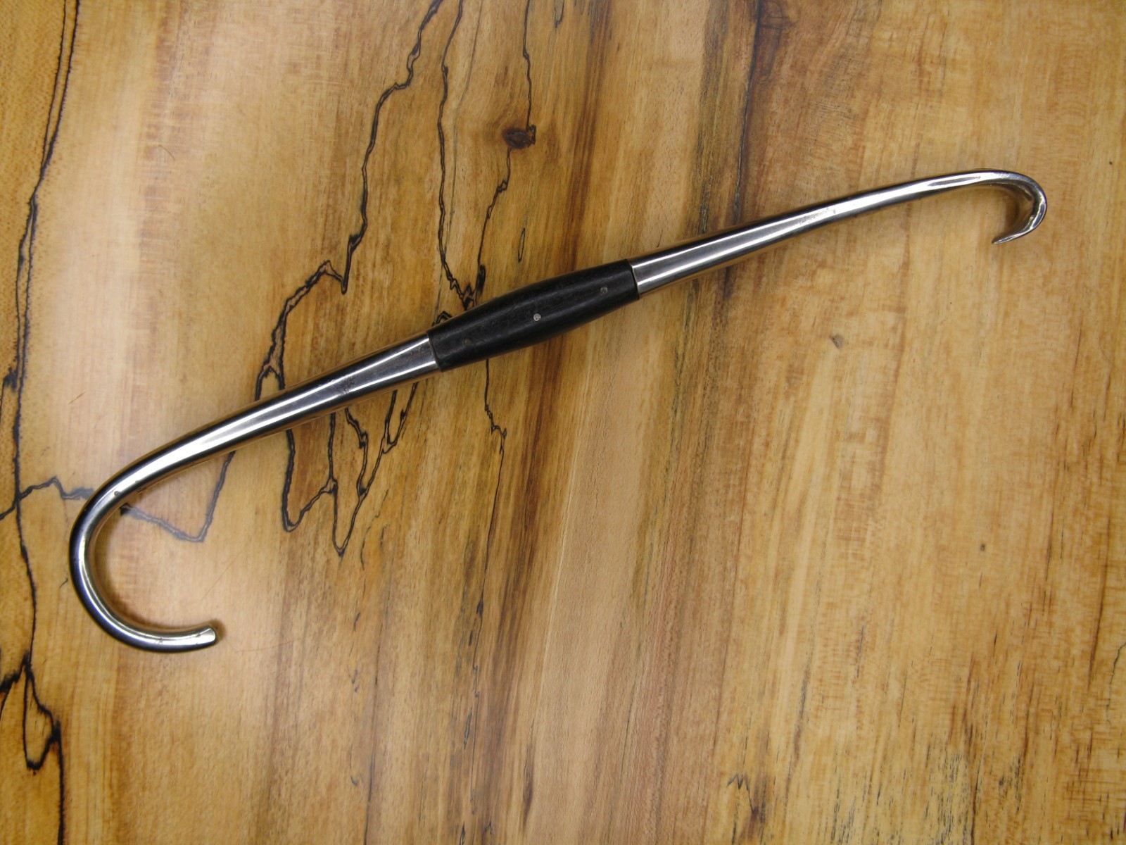 Obstetrical Hook & Crochet, ebony insert