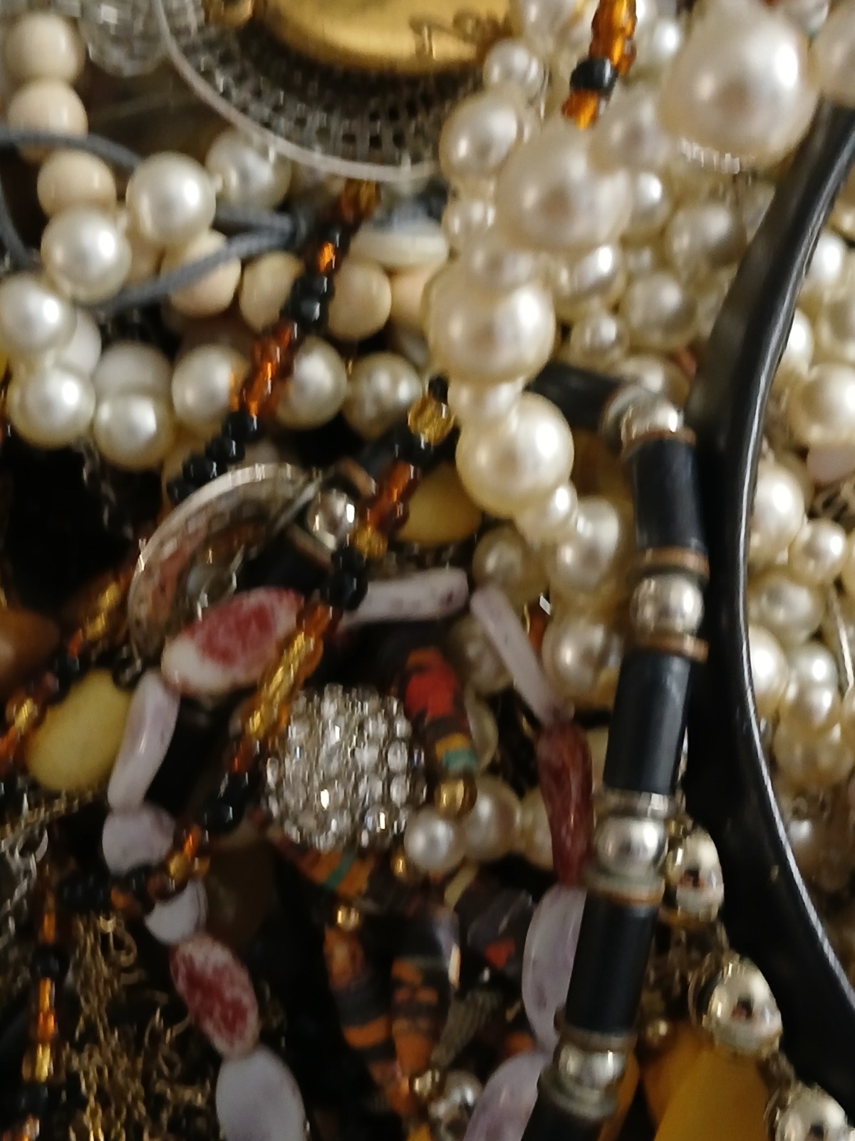 Almost 8 Lbs. Jewelry Grabbag Some Wearable Some Tangled All Great For Crafting