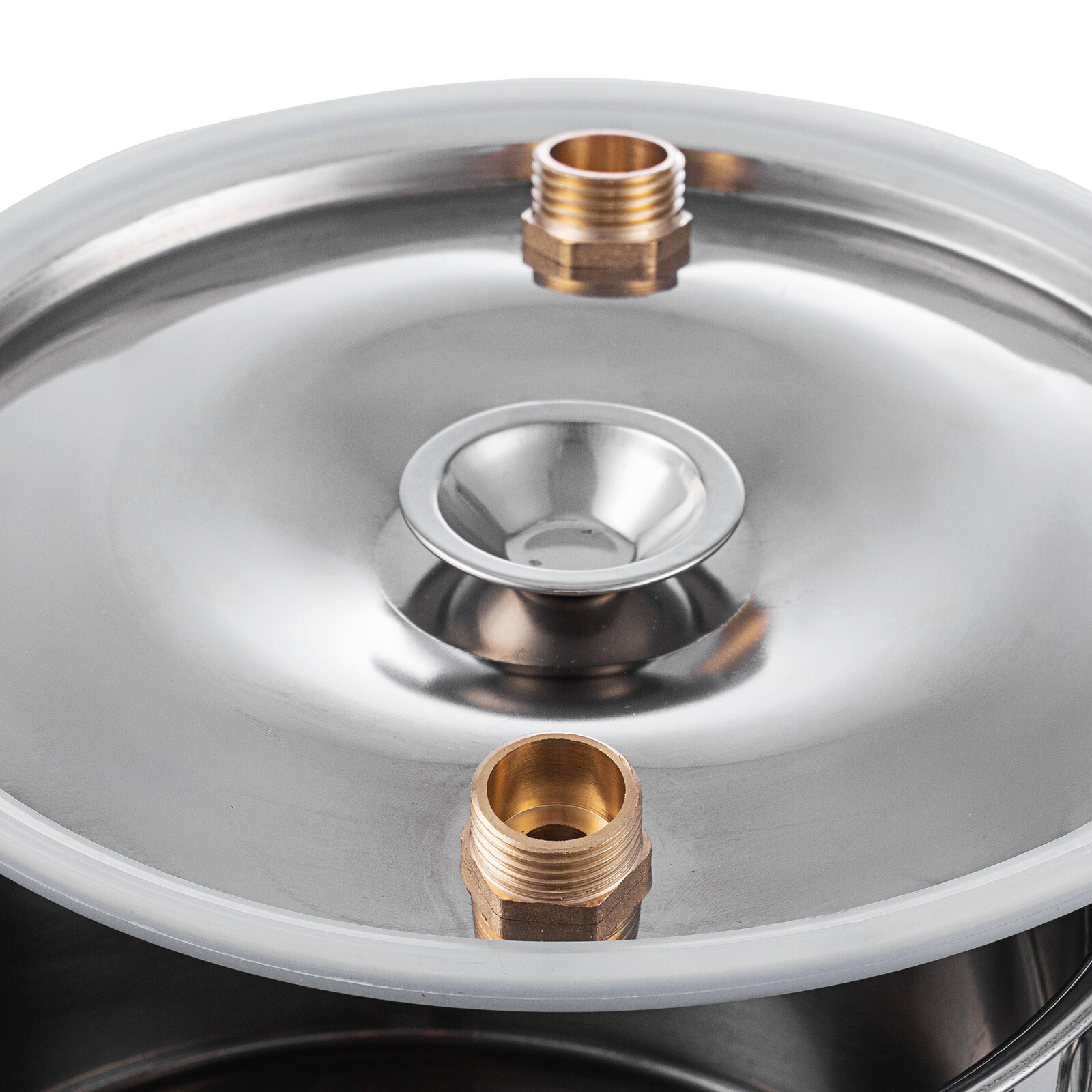 3 Pots 9.6 Gal Moonshine Still 38L Water Alcohol Distiller Copper Tube W/ Pump