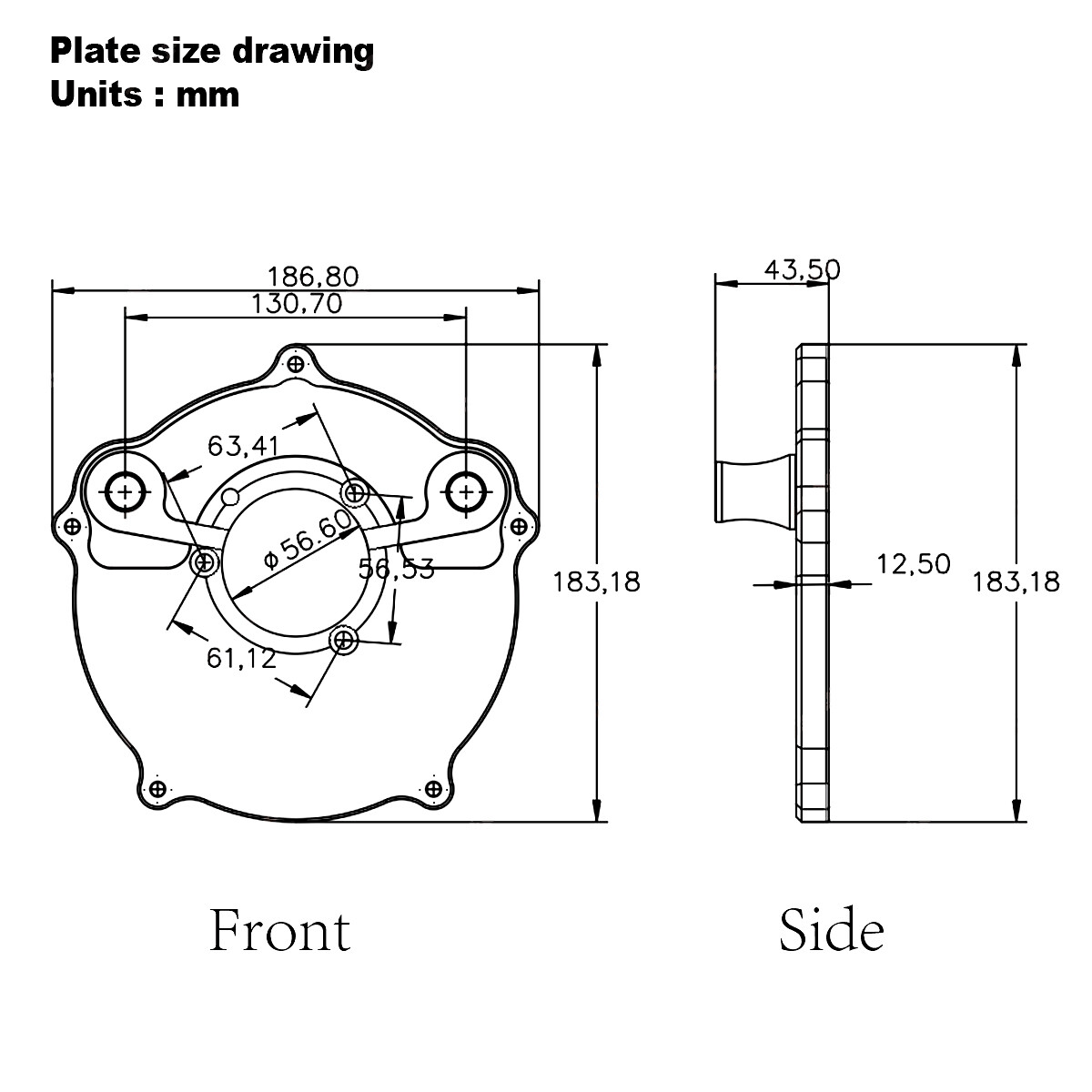Turbine Air Cleaner intake filter For Harley Sportster 1200 883 FortyEight 91-23