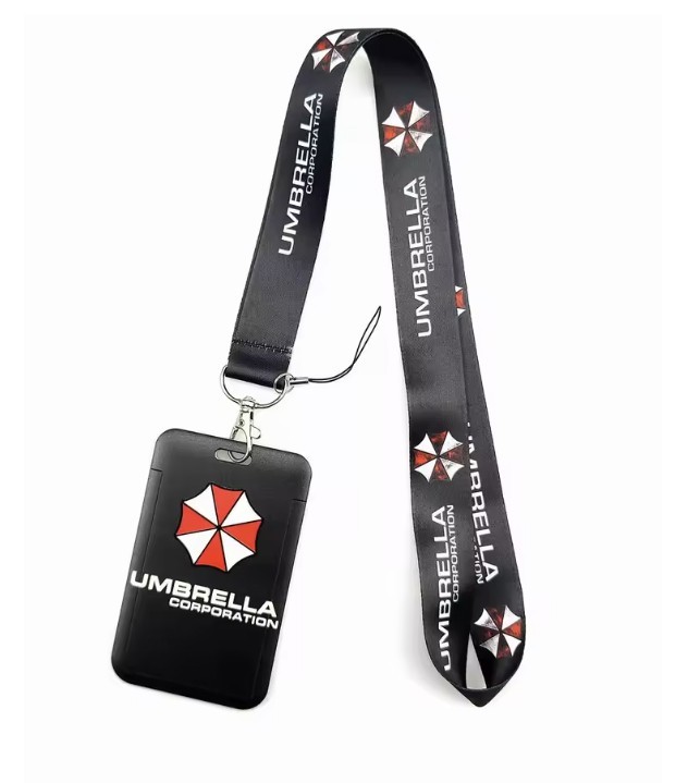 Resident Evil Umbrella Corporation Logo Lanyard ID Badge Holder Neck Strap