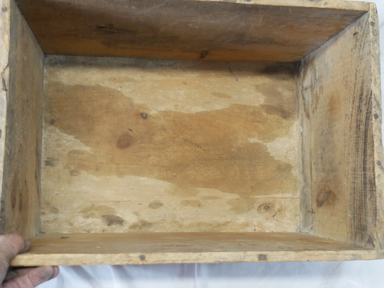 Vtg. American Cyanamid Co Dynamite Explosives Wood Box 30 Rockefeller Plaza NY