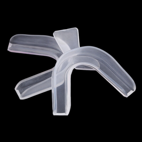 4pcs Thermoplastic Moldable Teeth Whitening Trays Mouth Guard Grinding Teeth