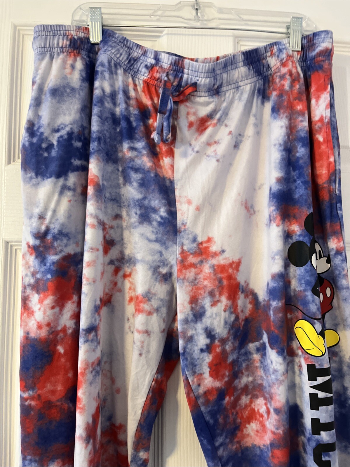 Walt Disney World Lounge Pants Sweatpants Tie Dye Mickey Castle Women XXL