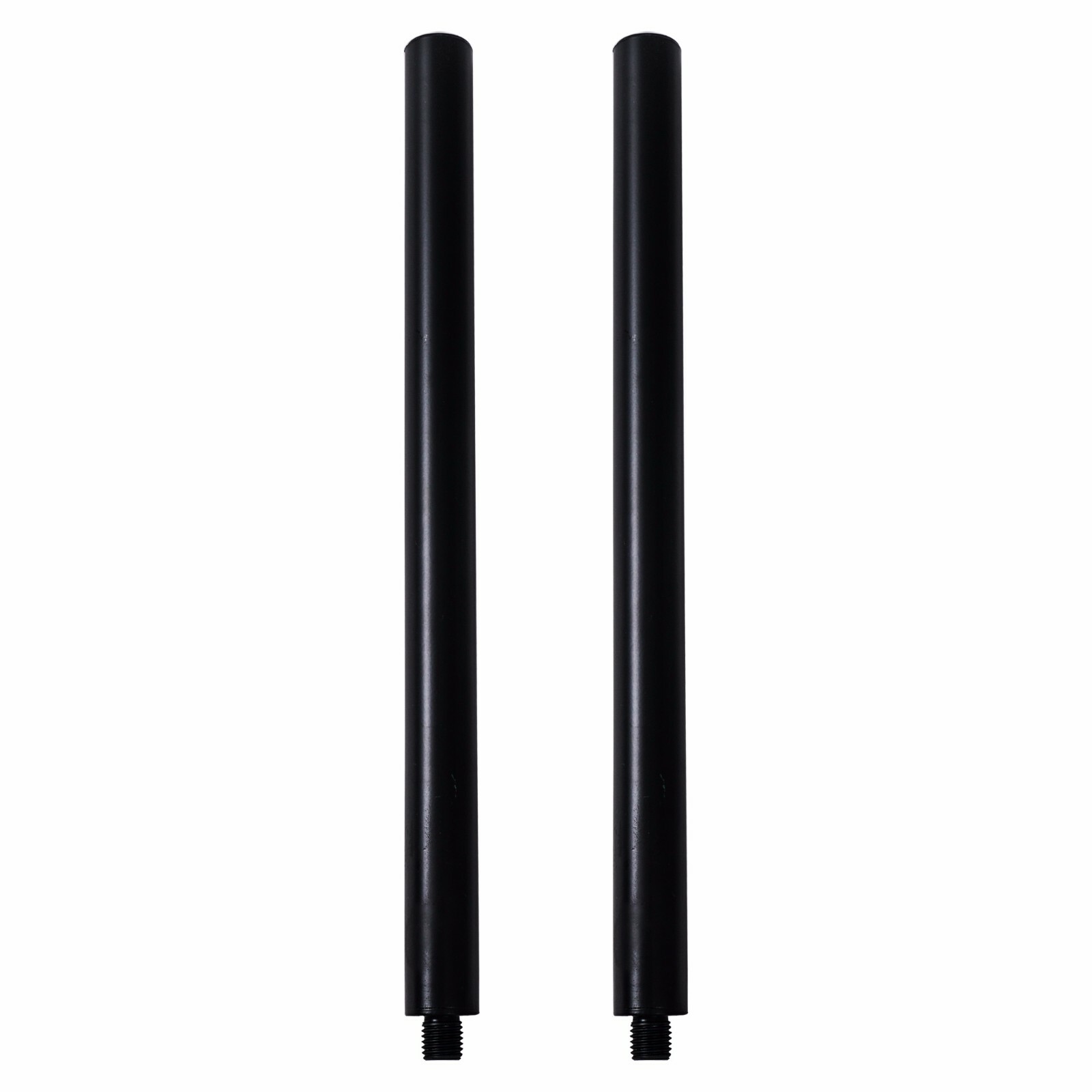 Sound Town Subwoofer/Speaker Extender Poles, M20 Threading, Black STSD-M20B-PAIR