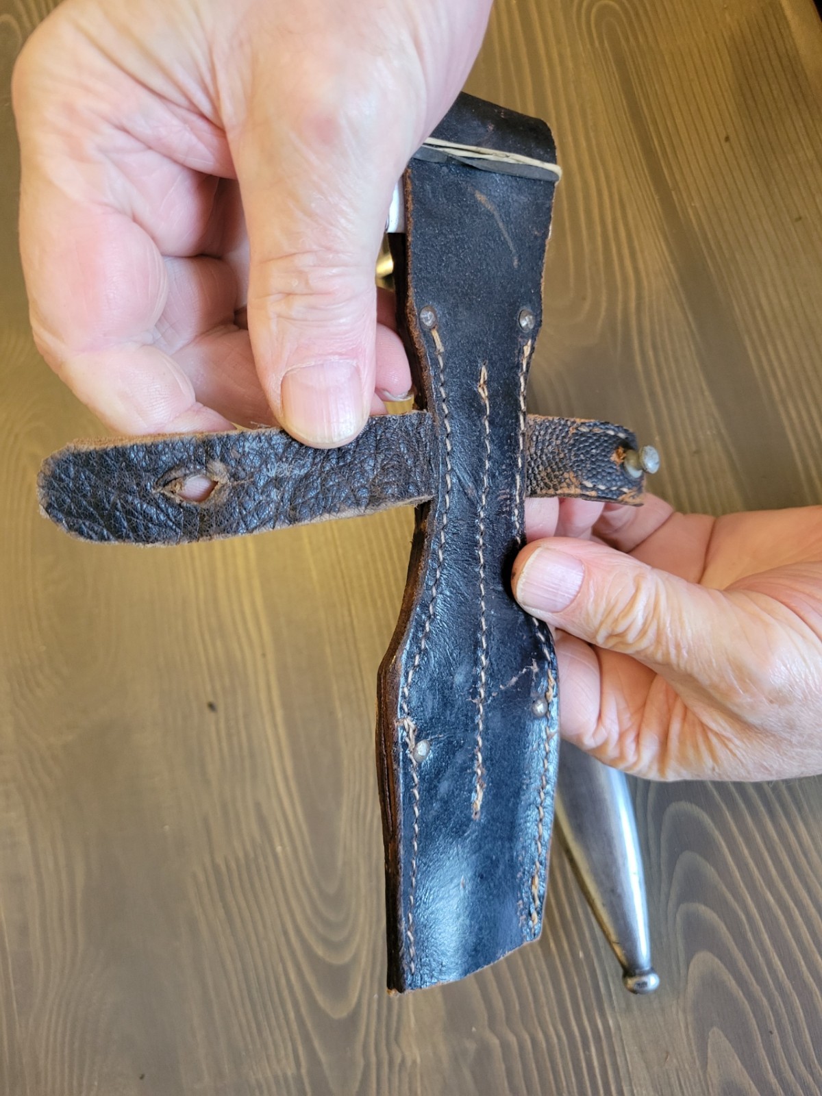 EXCELLENT WWII German K98 Combat Bayonet by WKC Matching Numbers w/Frog!