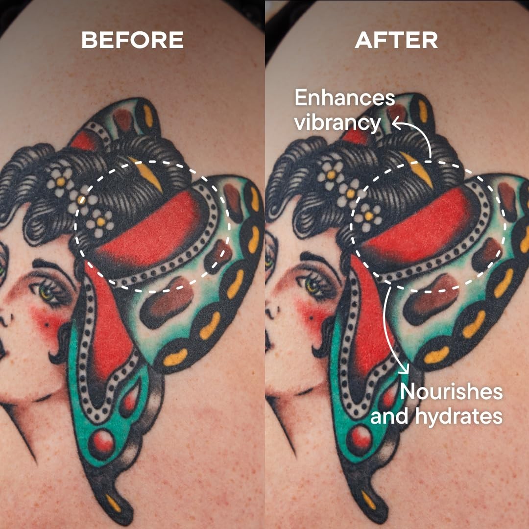 Harry’s Tattoo Frost, Tattoo Aftercare Gel for Hydration & Vibrancy, Fragrance-F