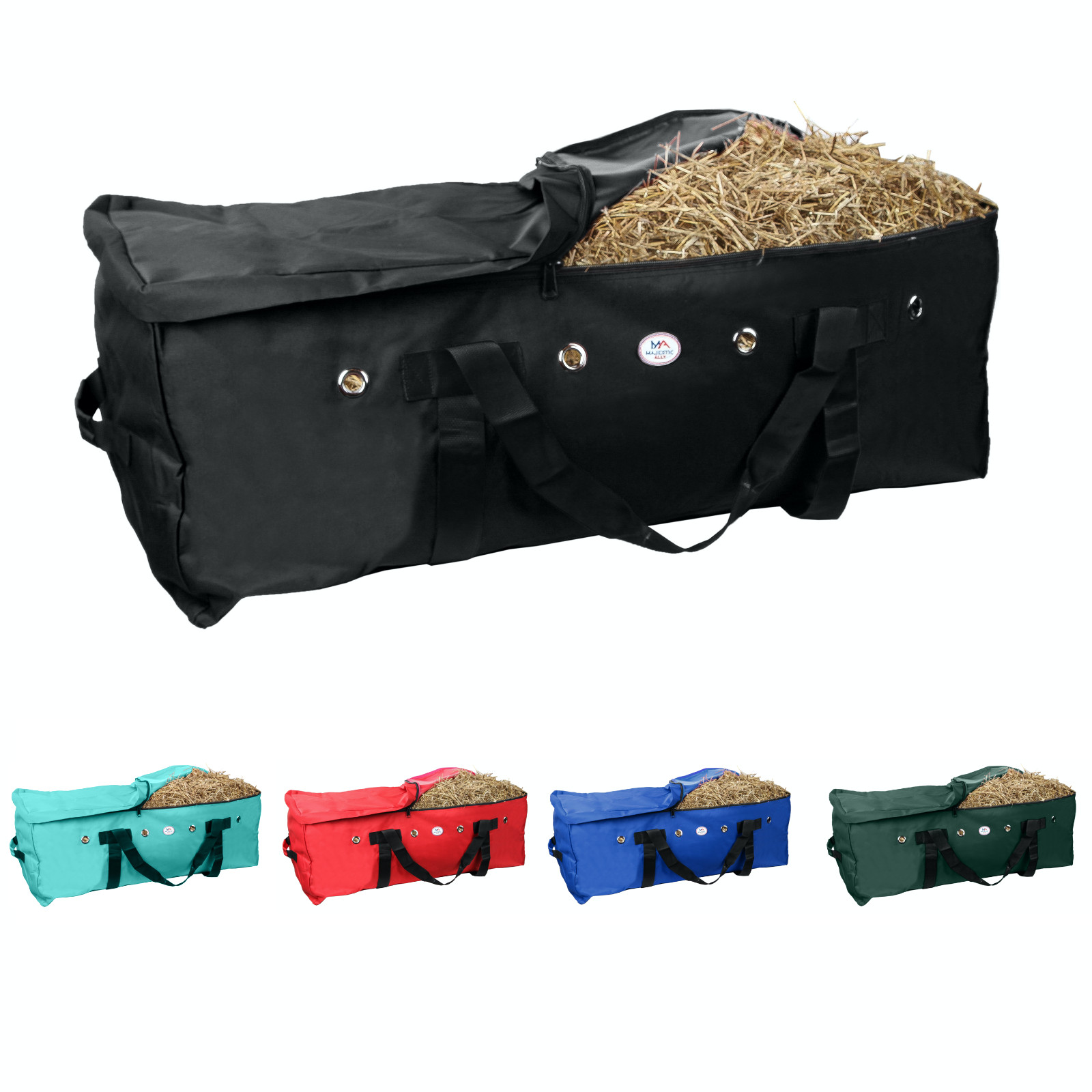 Majestic Ally 1200 D Hay Bale Storage Bag Large 44”x20”x16”, X-Large 53"x29"x21"