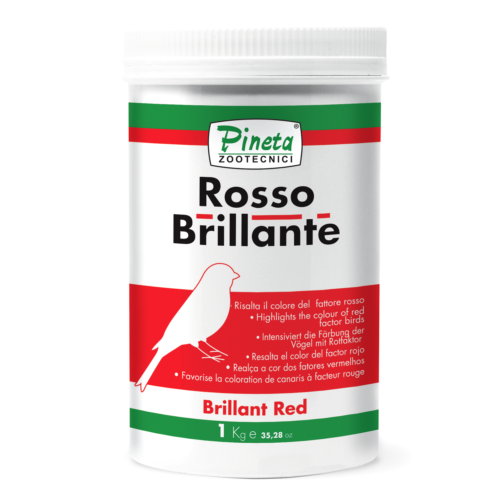 Pineta Zootecnici Rosso Brillante - Brilliant Red Colorant for Birds (200g, 1kg)