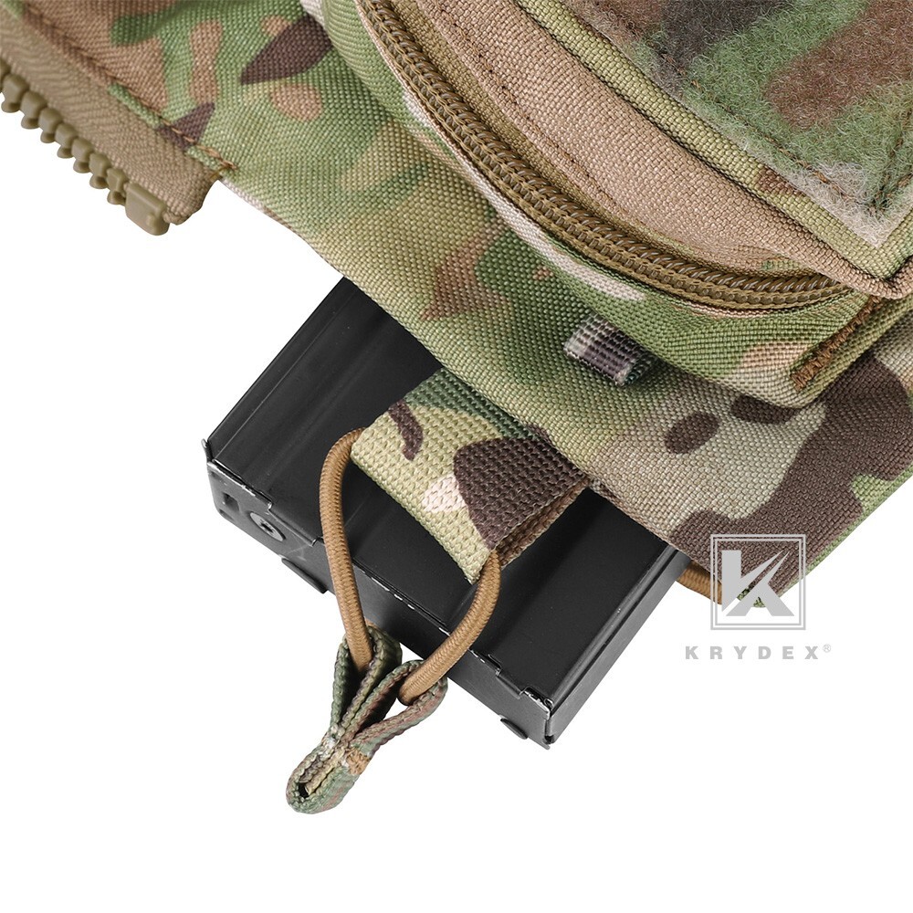 KRYDEX Tactical V2.0 Zip-on Panel Combat Zip Pack for CPC / JPC2.0 Vest MC Camo