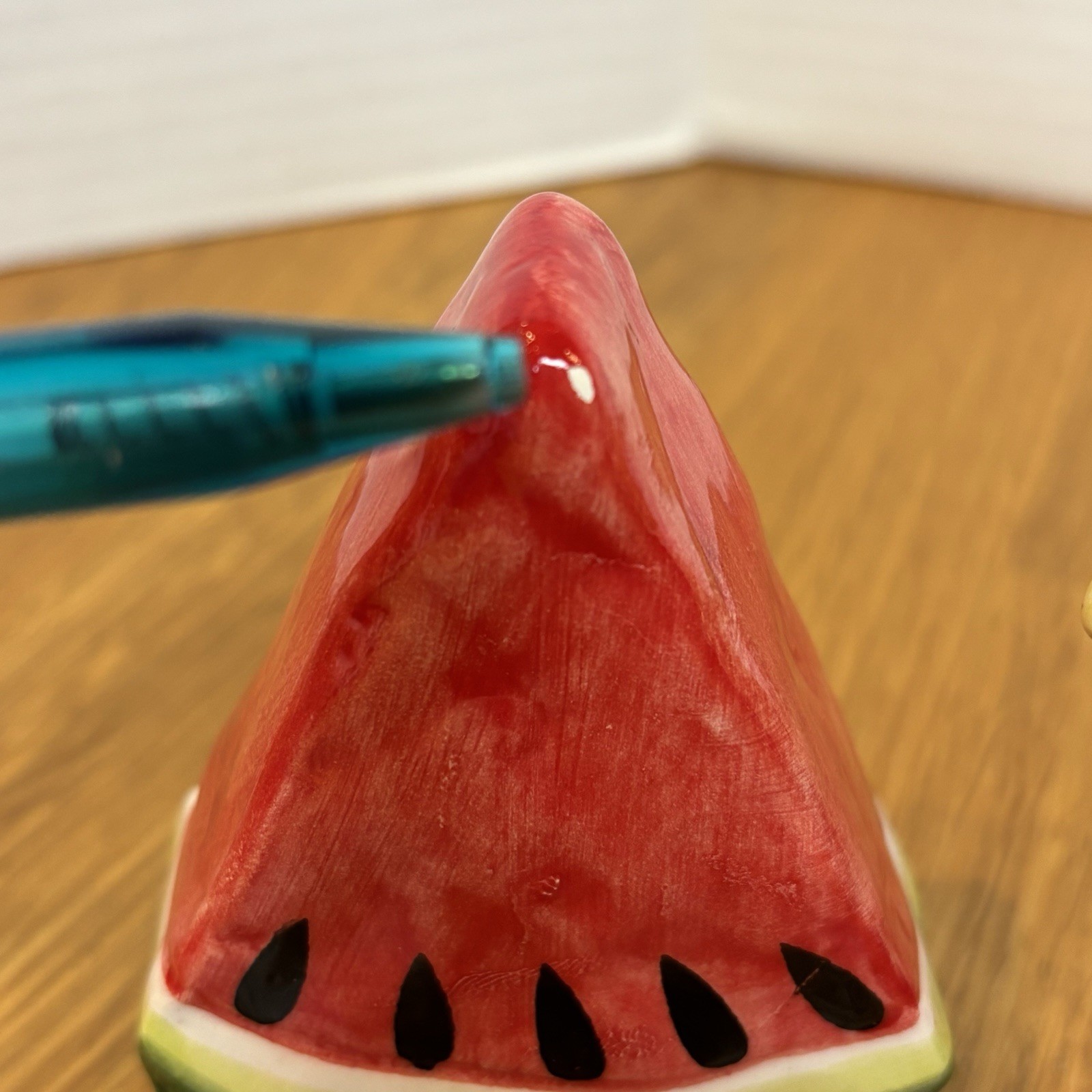 NWT (Set Of 6) Ceramic Charcuterie Board Toppers 3” Watermelon Baseball Golf Egg