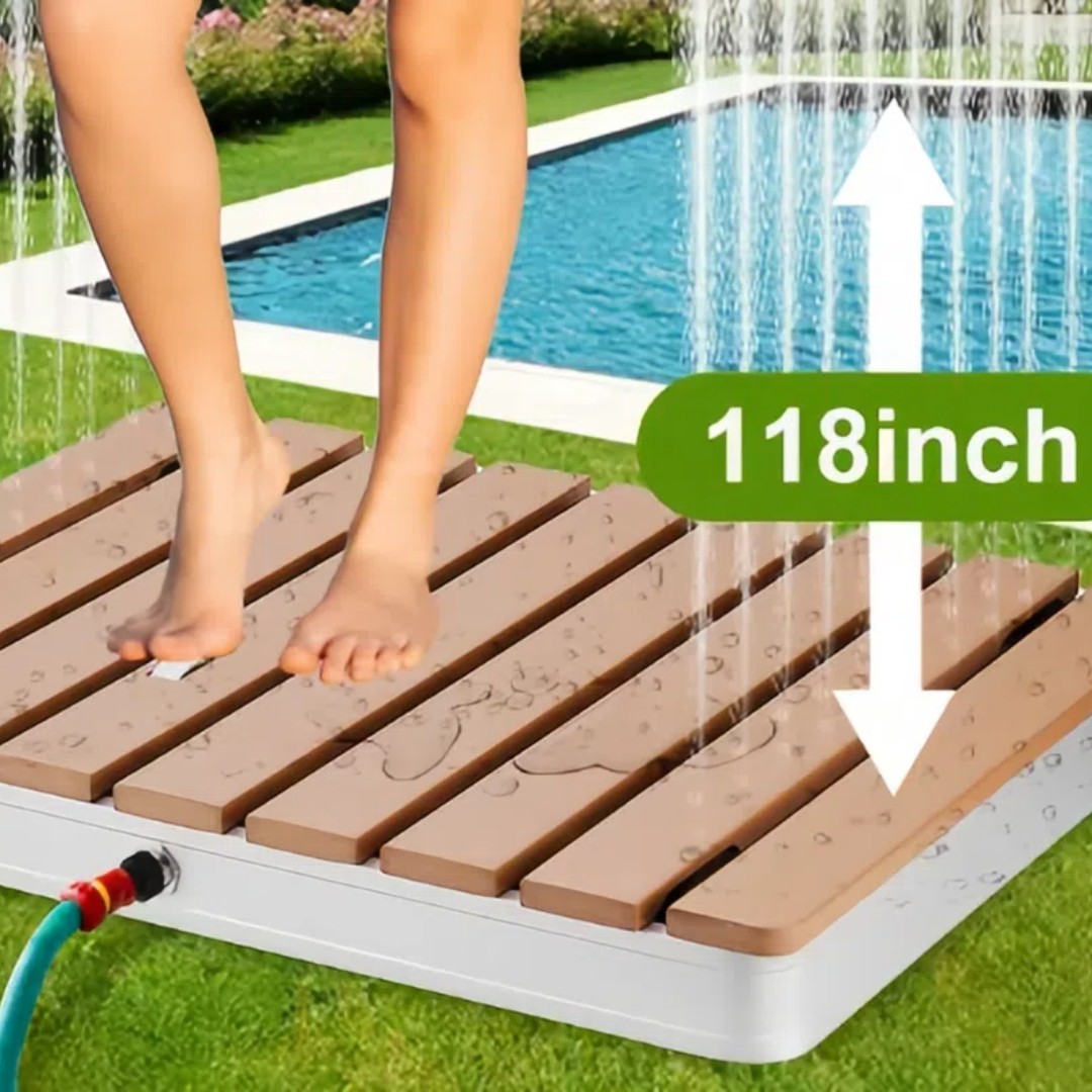 Outdoor shower pool garden shower with casters portable camping shower outdoor