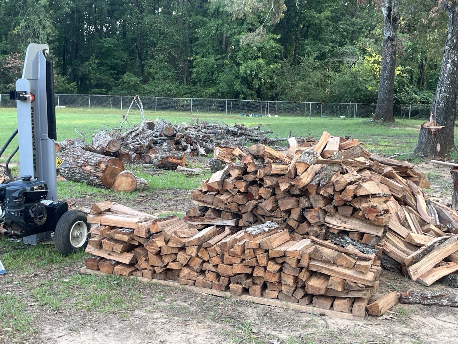 Red Oak, White Oak, And Hickory Firewood $150 Half Cord $300 Full Cord